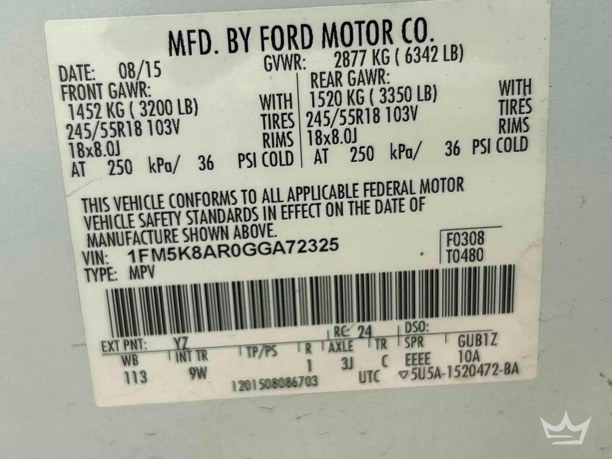 2016 Ford EXPLORER