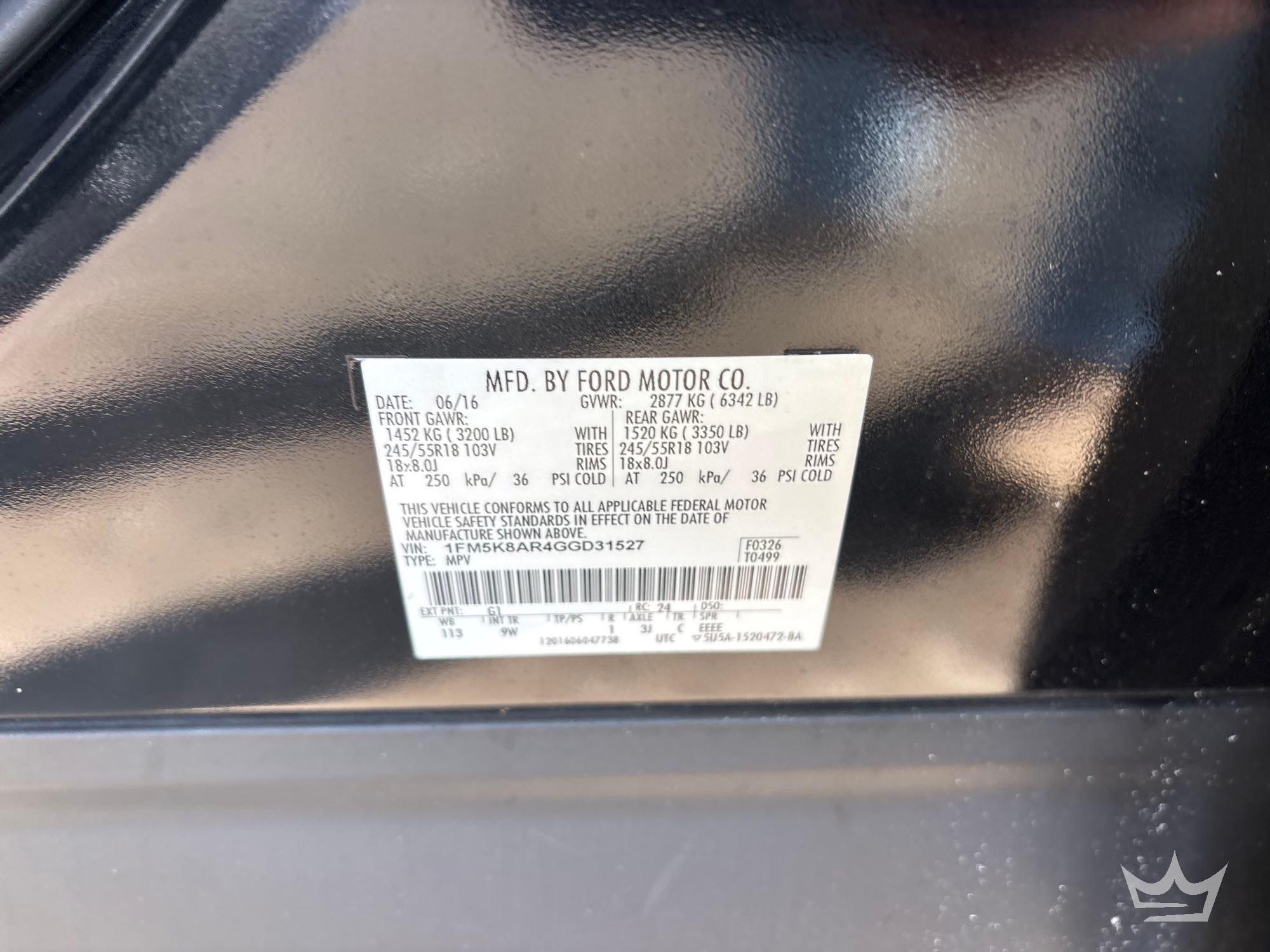 2016 Ford EXPLORER