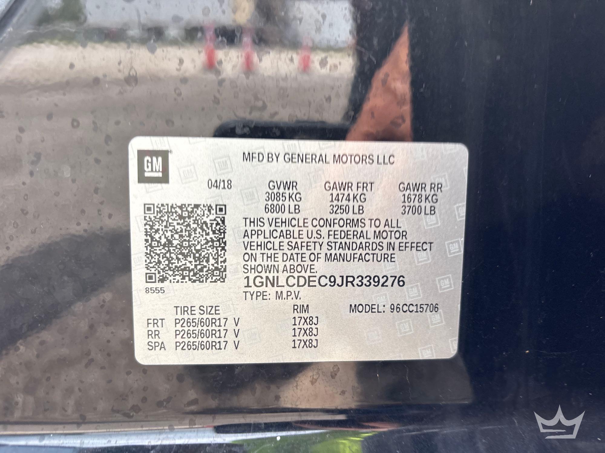 2018 Chevrolet Tahoe