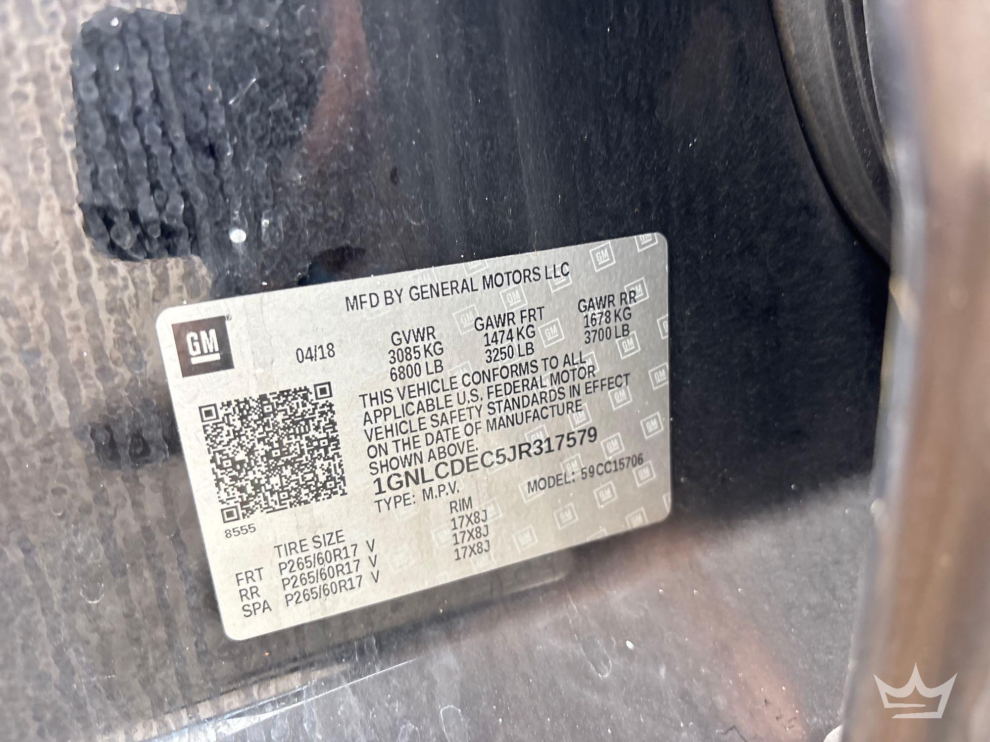 2018 Chevrolet Tahoe