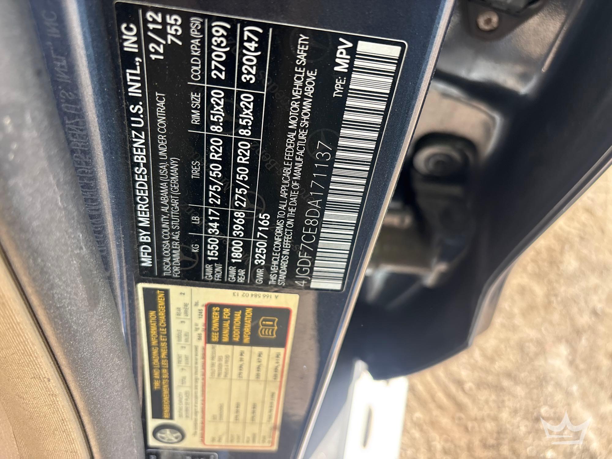 2013 Mercedes-Benz GL