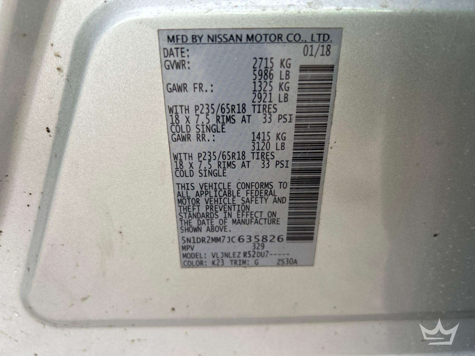 2018 Nissan PATHFINDER