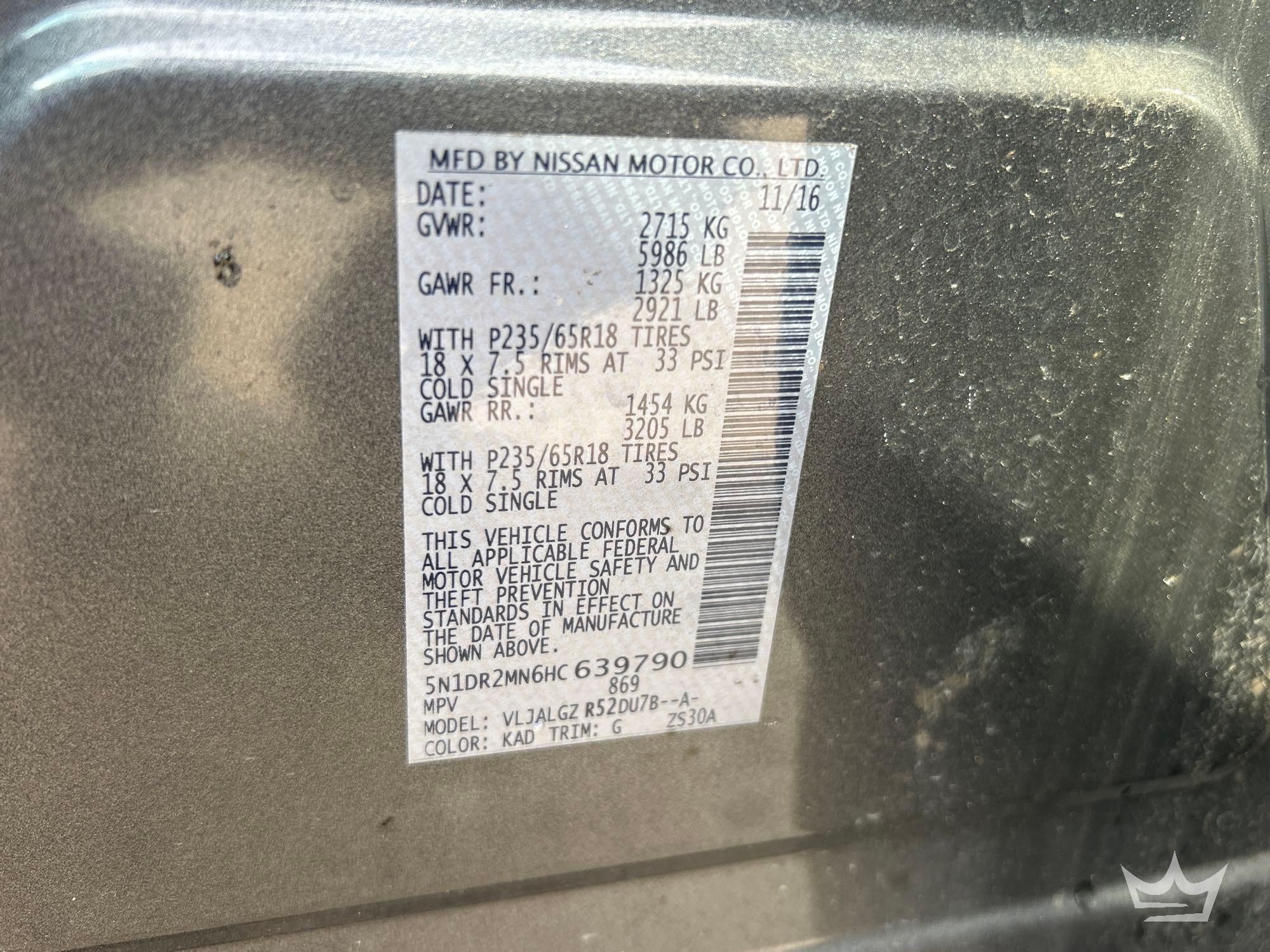 2017 Nissan PATHFINDER