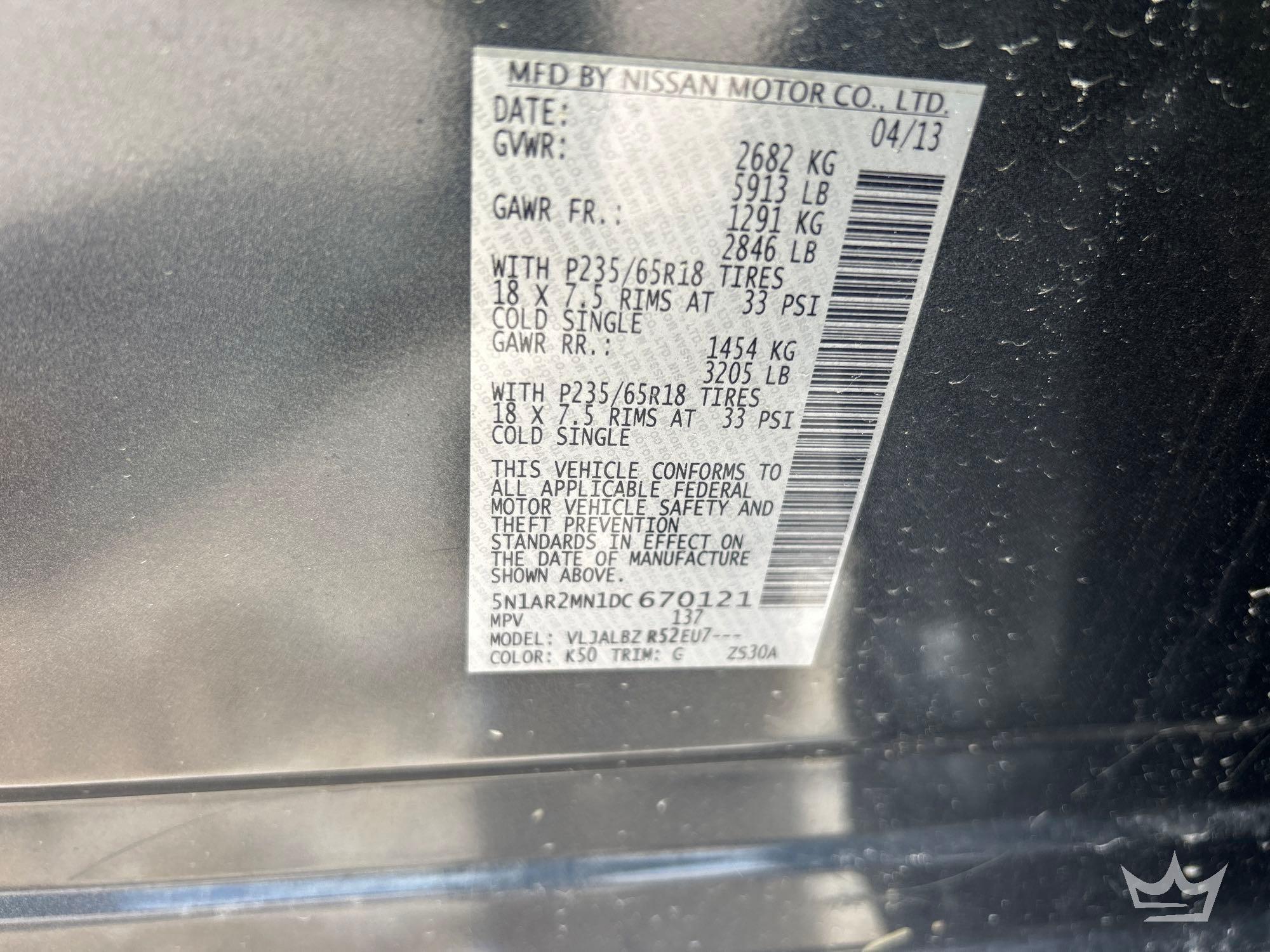 2013 Nissan PATHFINDER