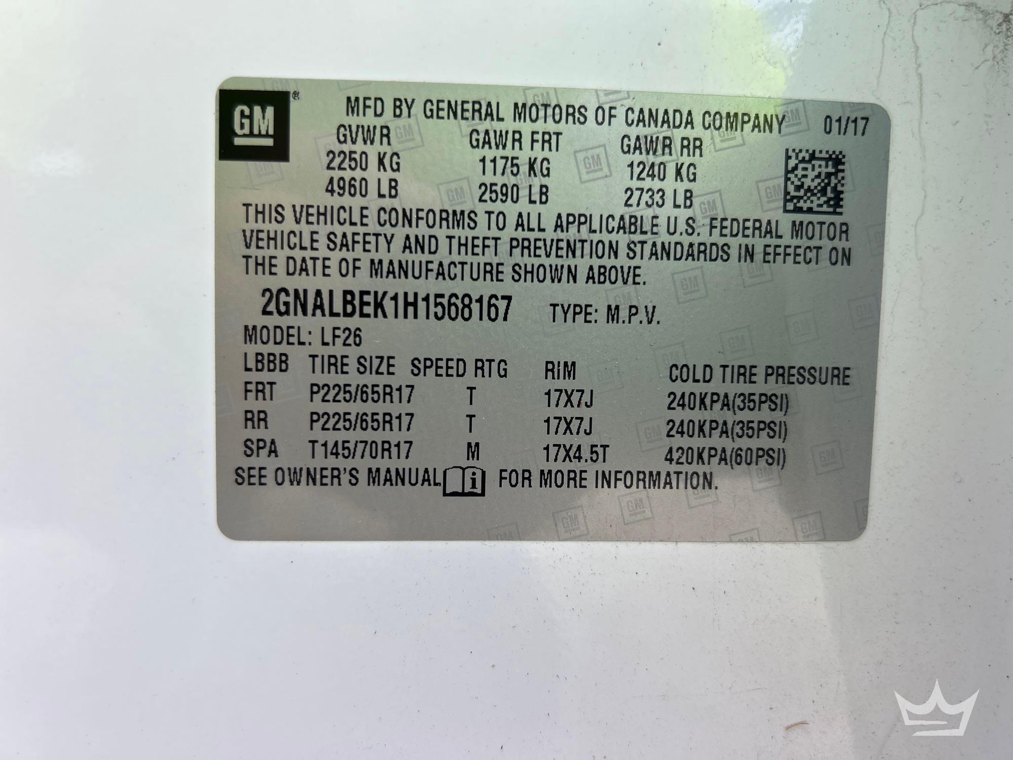 2017 Chevrolet EQUINOX