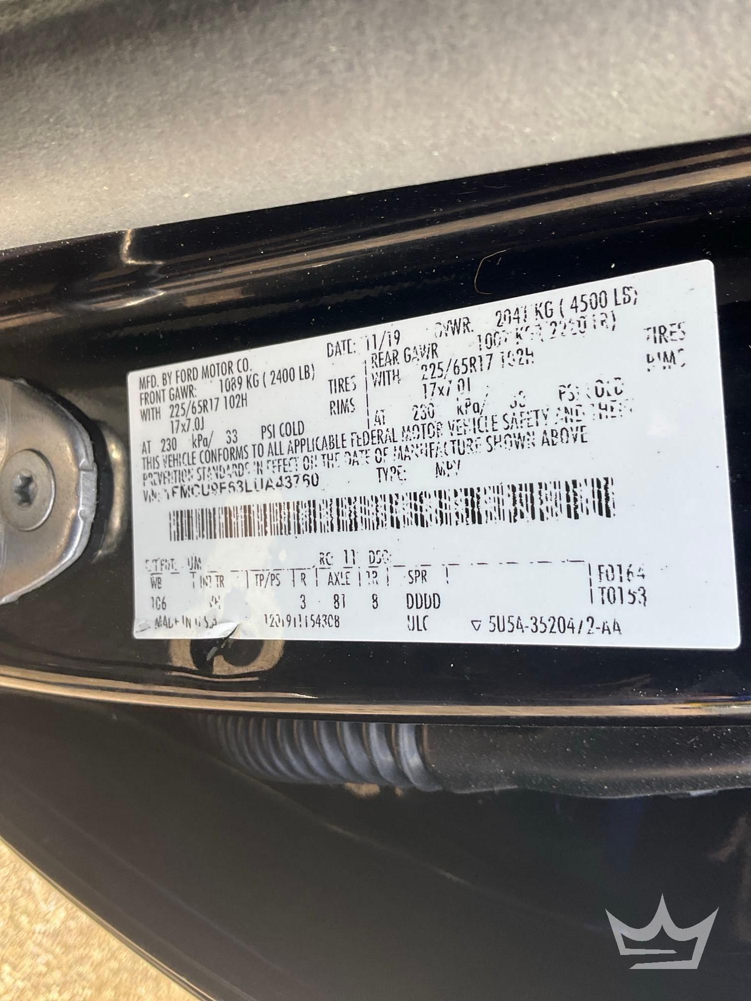 2020 Ford Escape