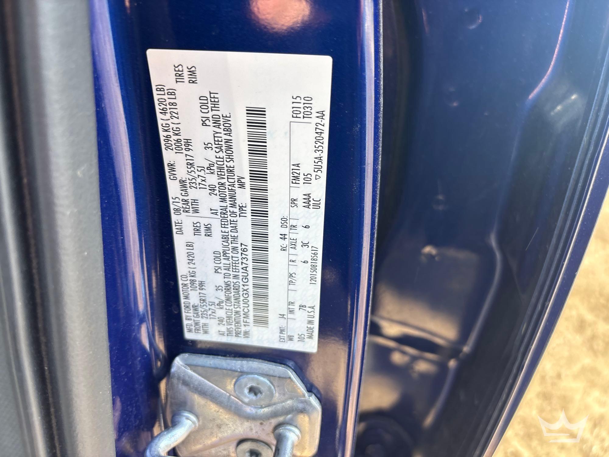 2016 Ford ESCAPE