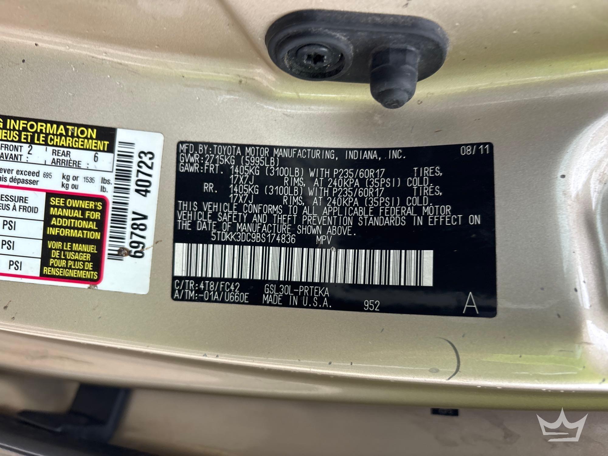 2011 Toyota Sienna
