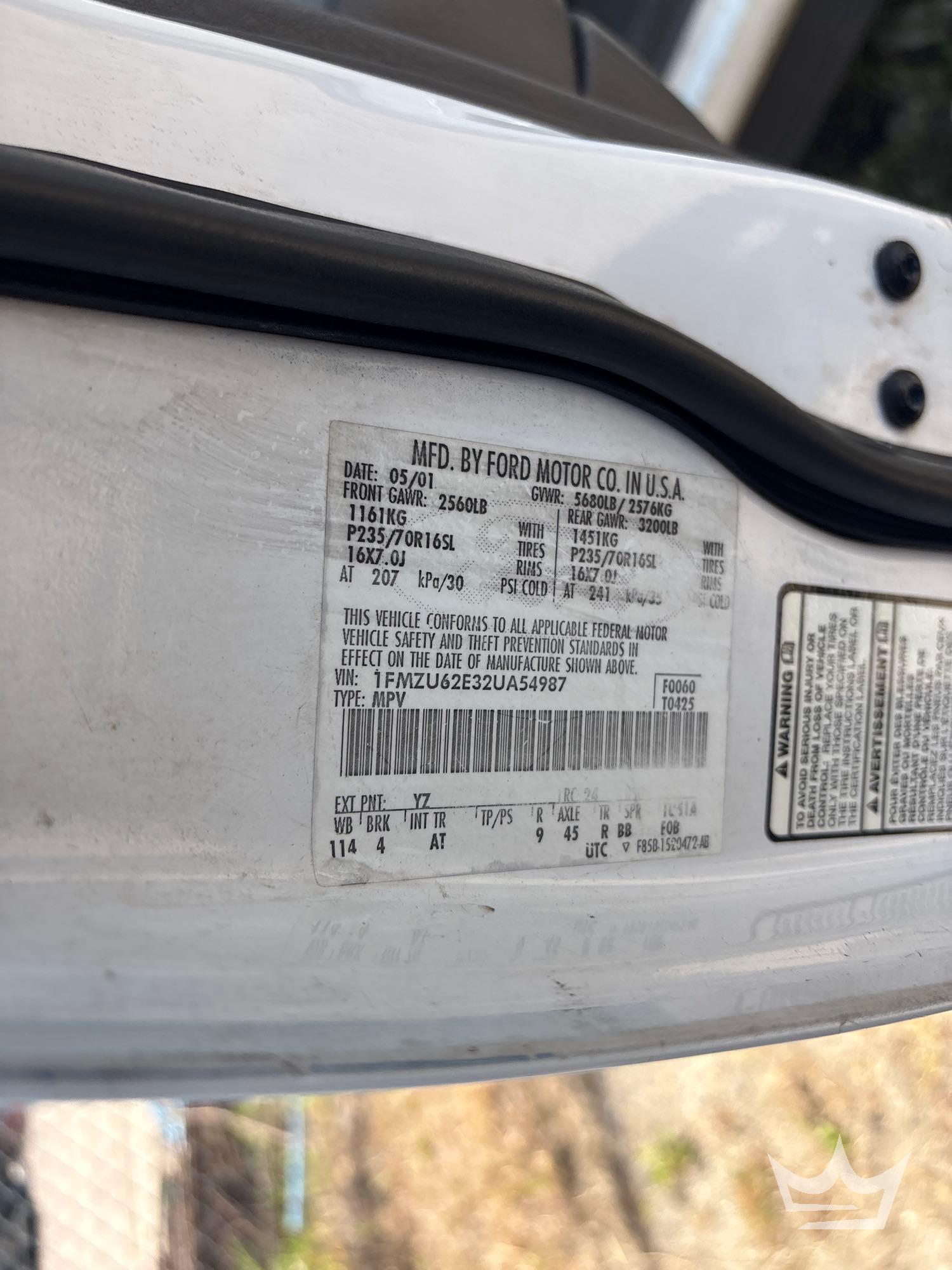 2002 Ford Explorer