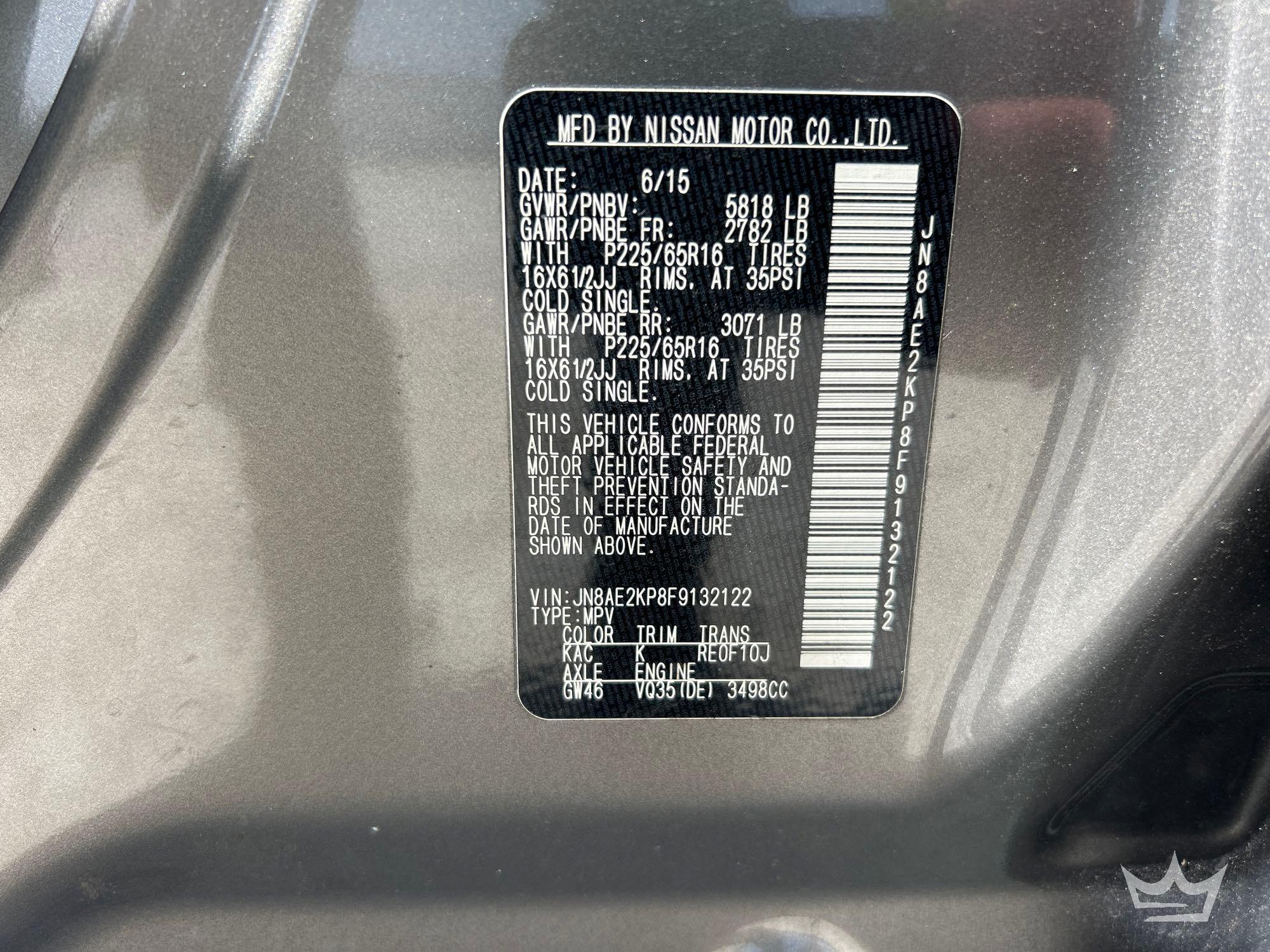 2015 Nissan Quest