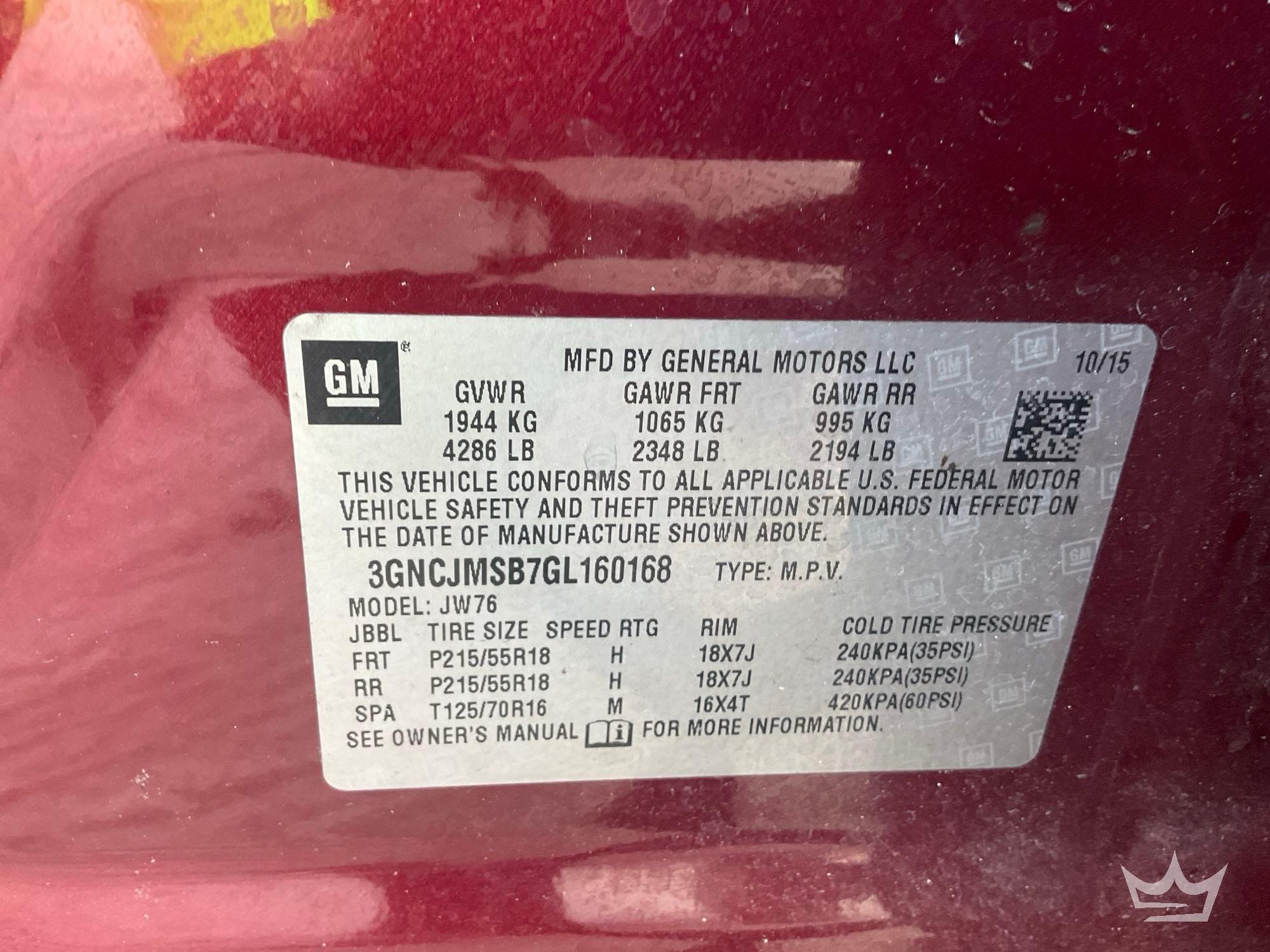 2016 Chevrolet TRAX