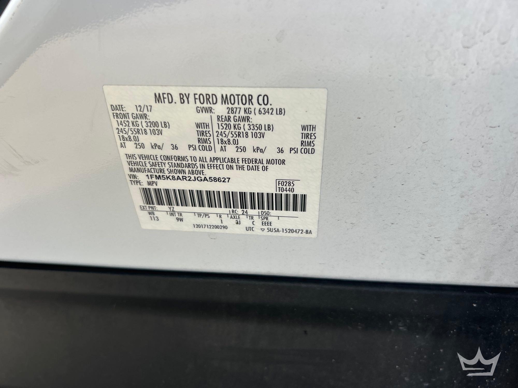 2018 Ford EXPLORER