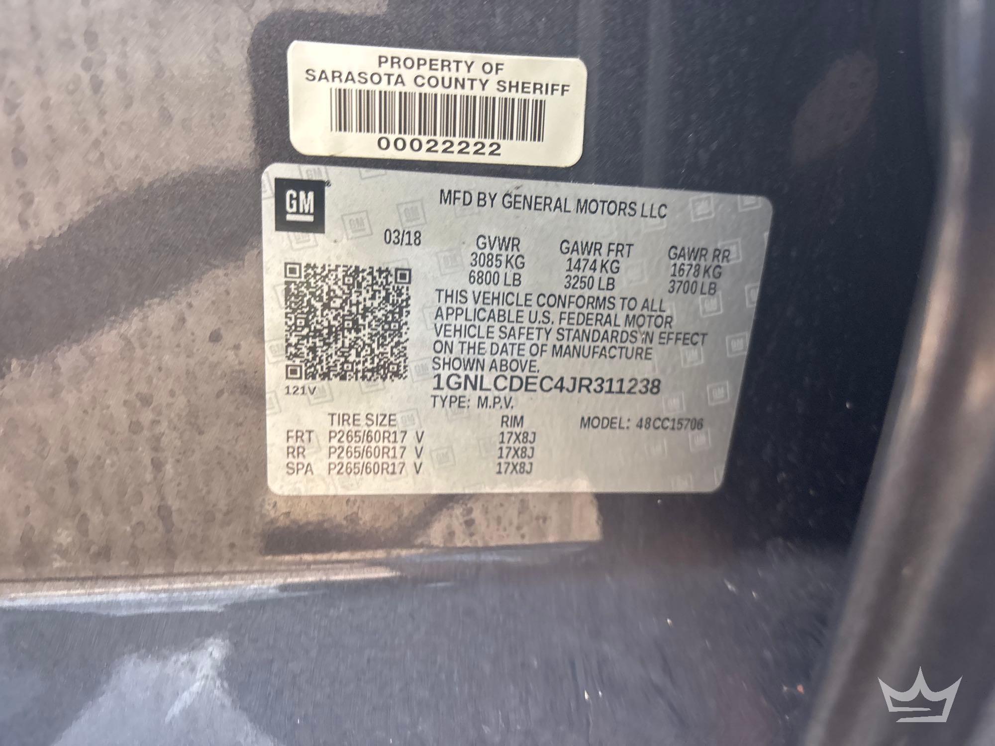 2018 Chevrolet Tahoe