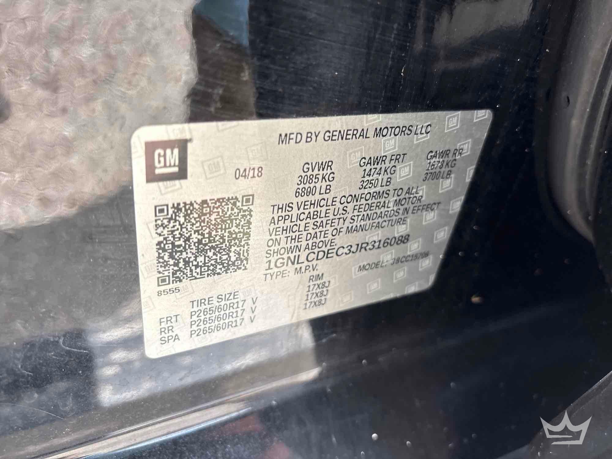 2018 Chevrolet Tahoe