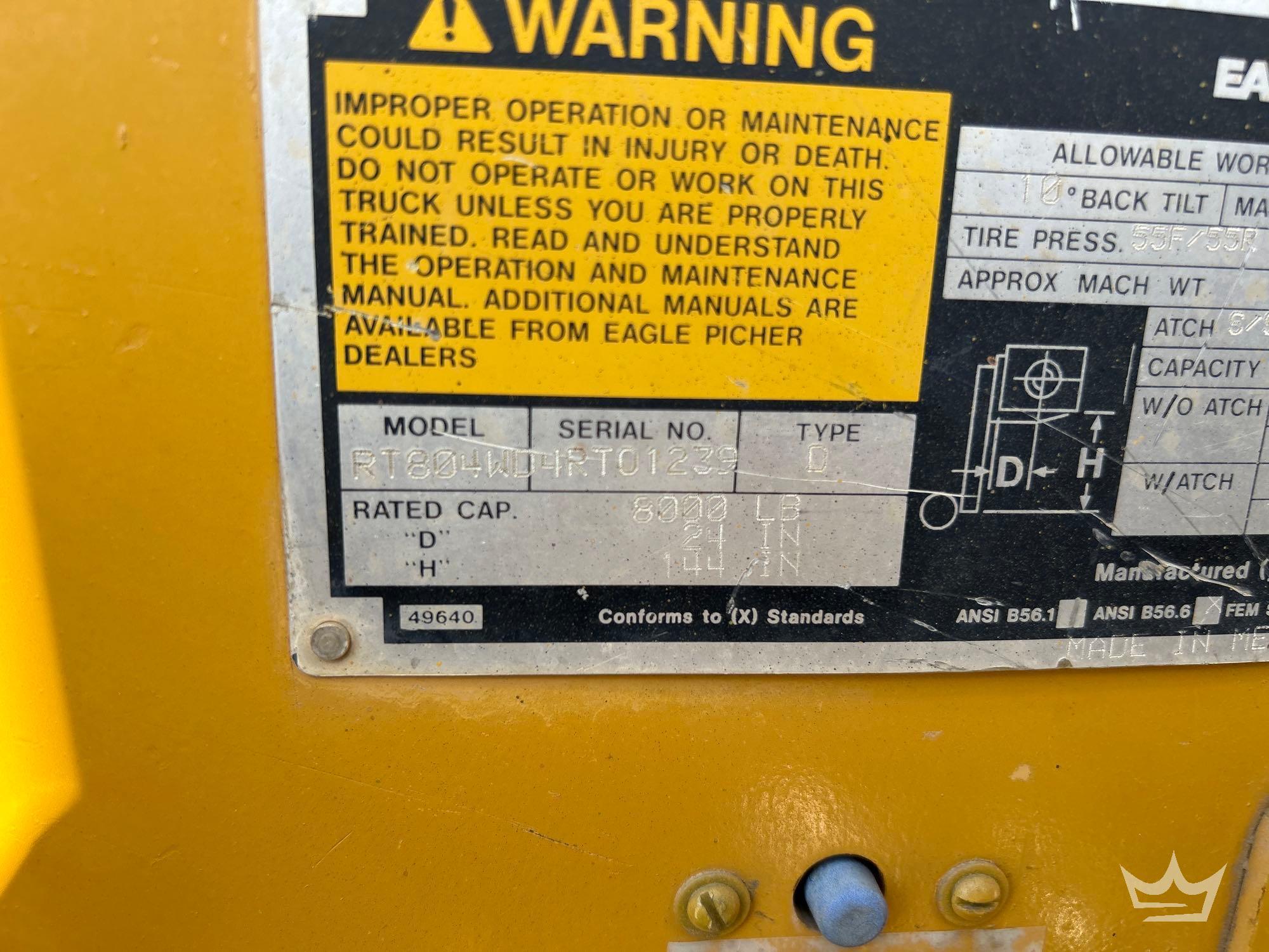 2001 Eagle-Picher RT80