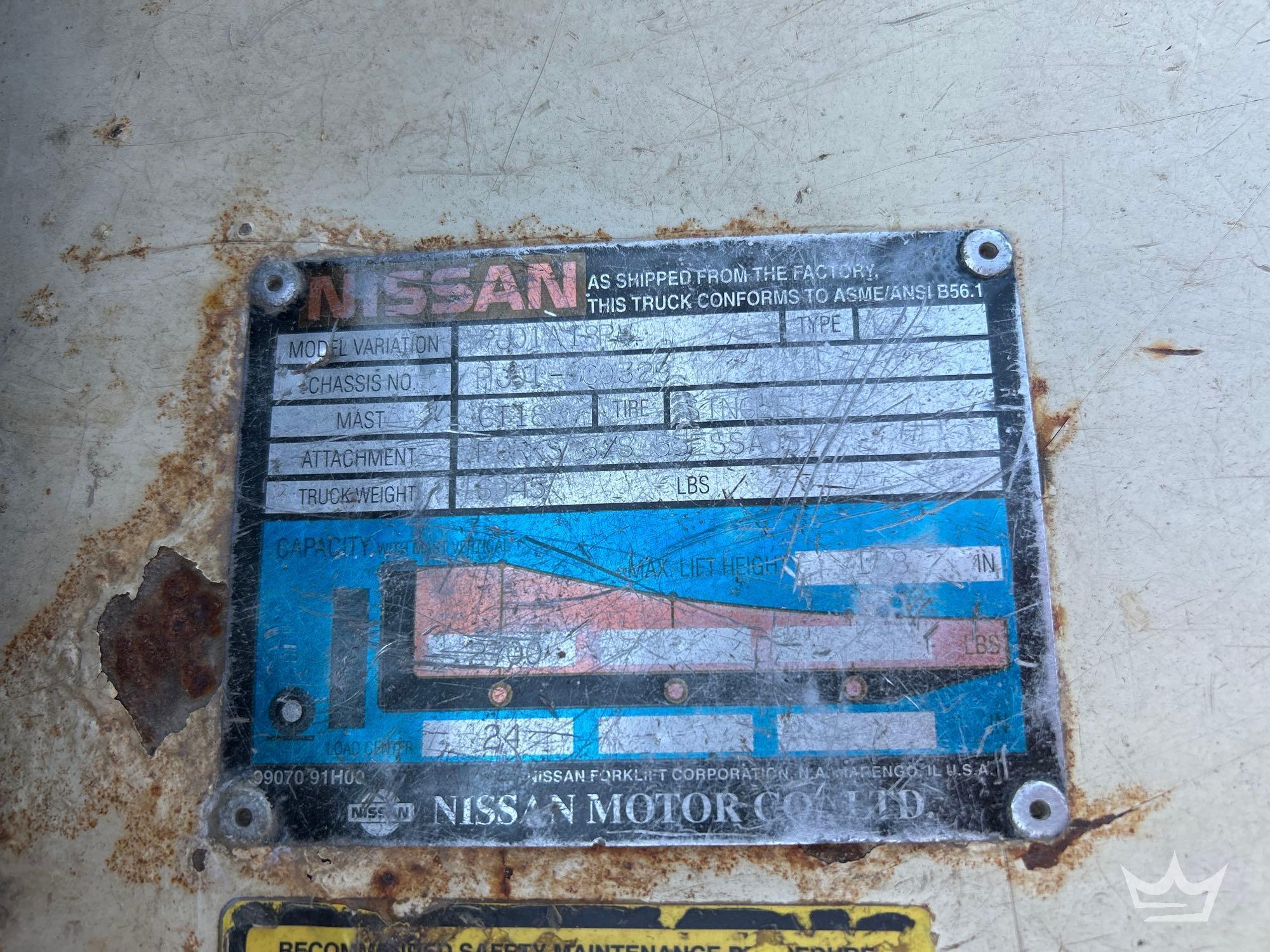 2000 Nissan PJ01A18P