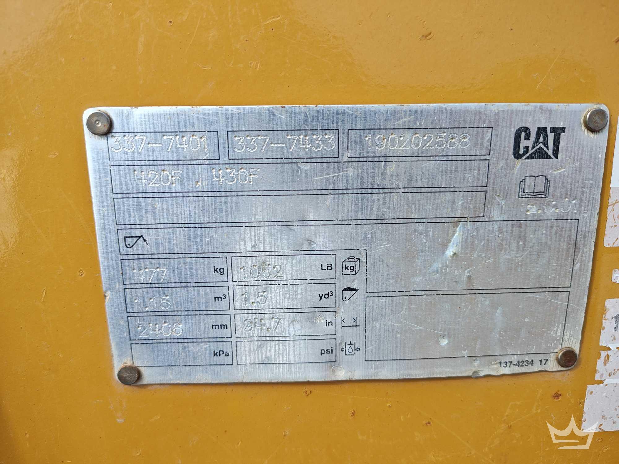 2019 Caterpillar 430F2