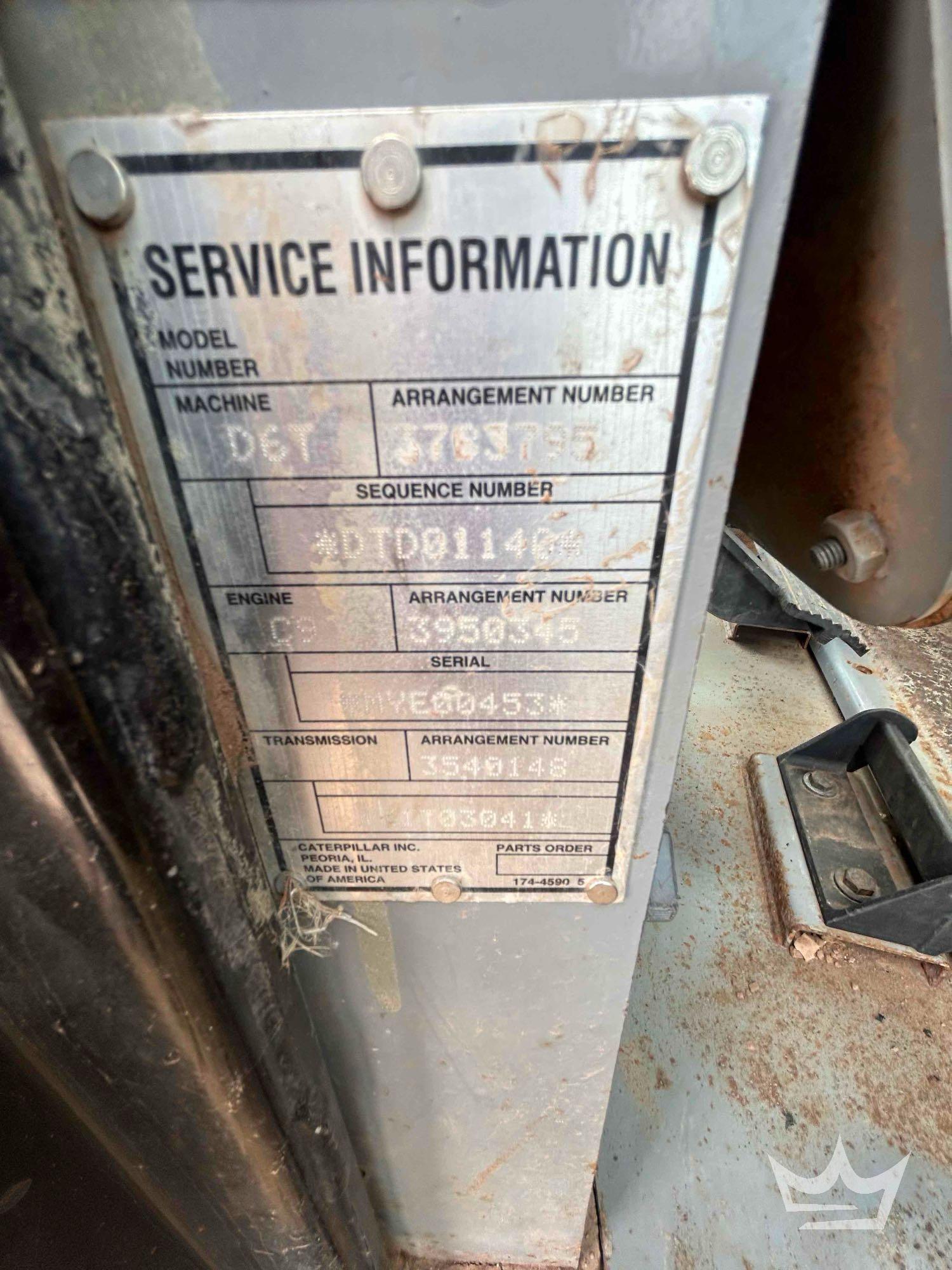 2012 Caterpillar D6T