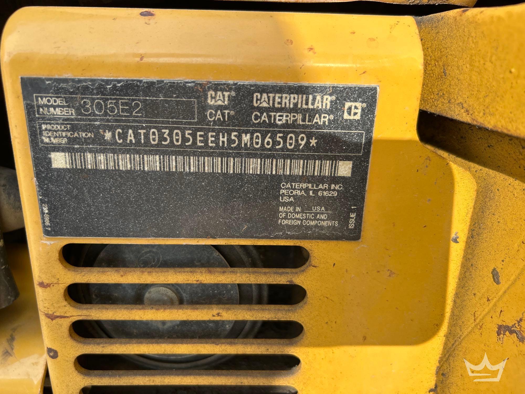 2018 Caterpillar 305E2CR
