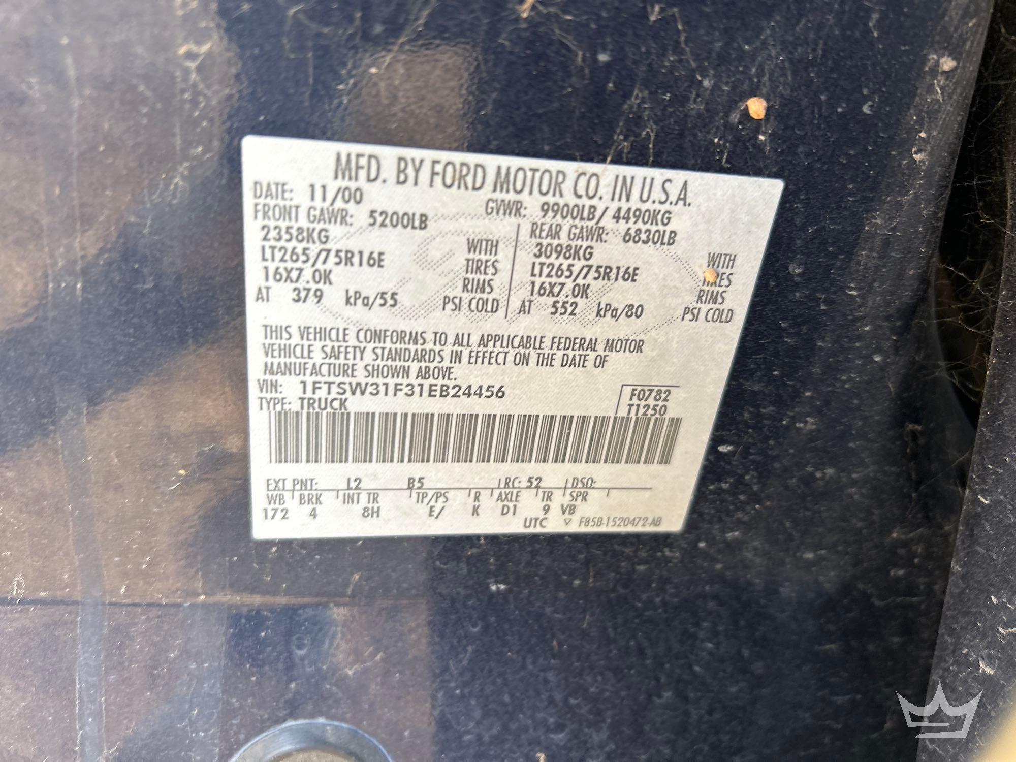 2001 Ford F350