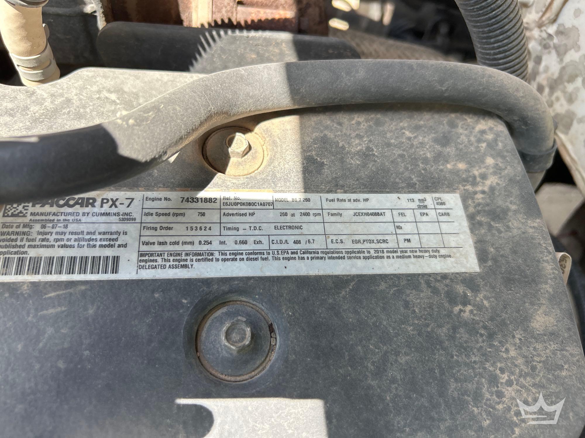 2019 Kenworth T370