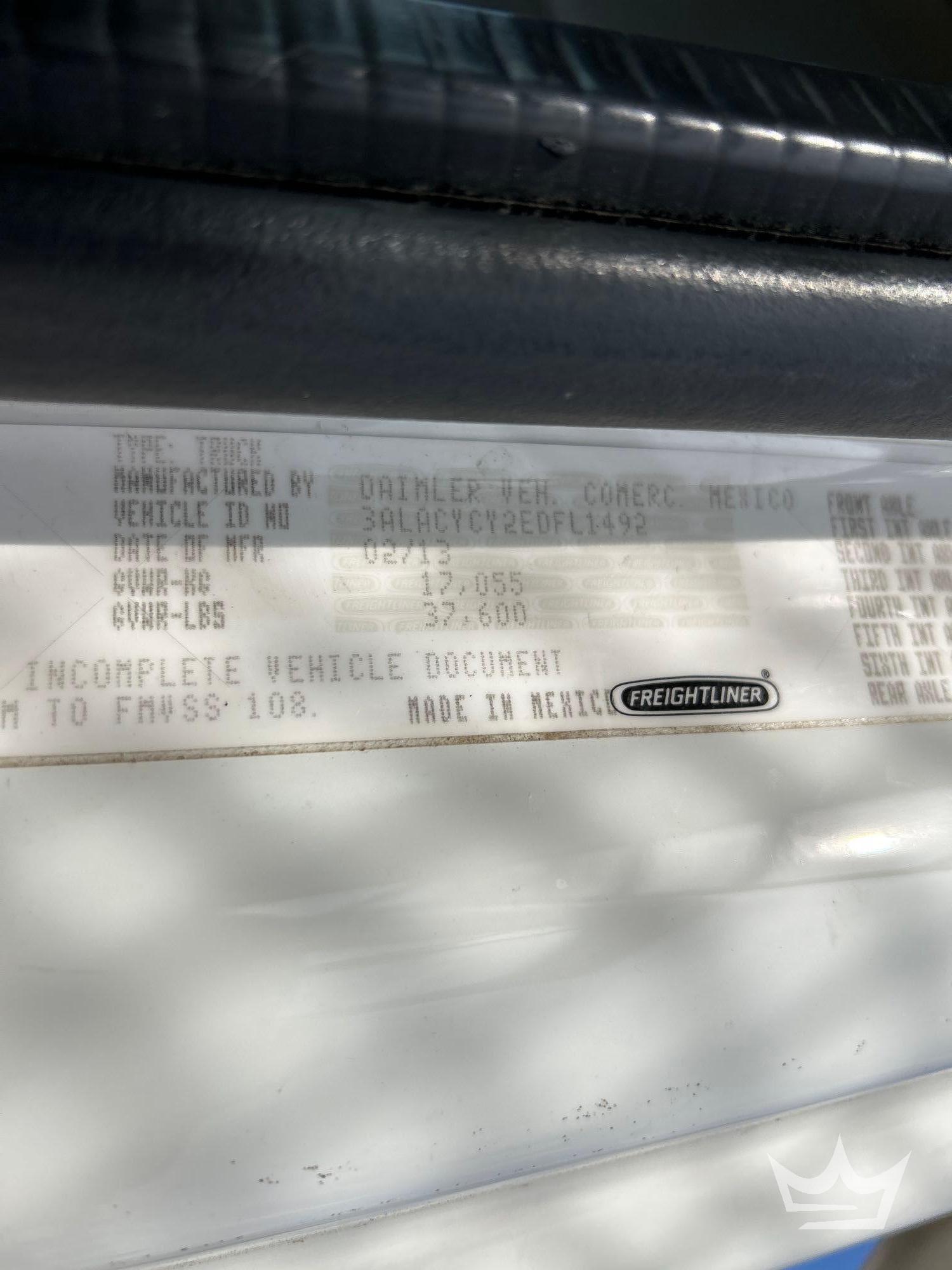 2014 Freightliner M2 106