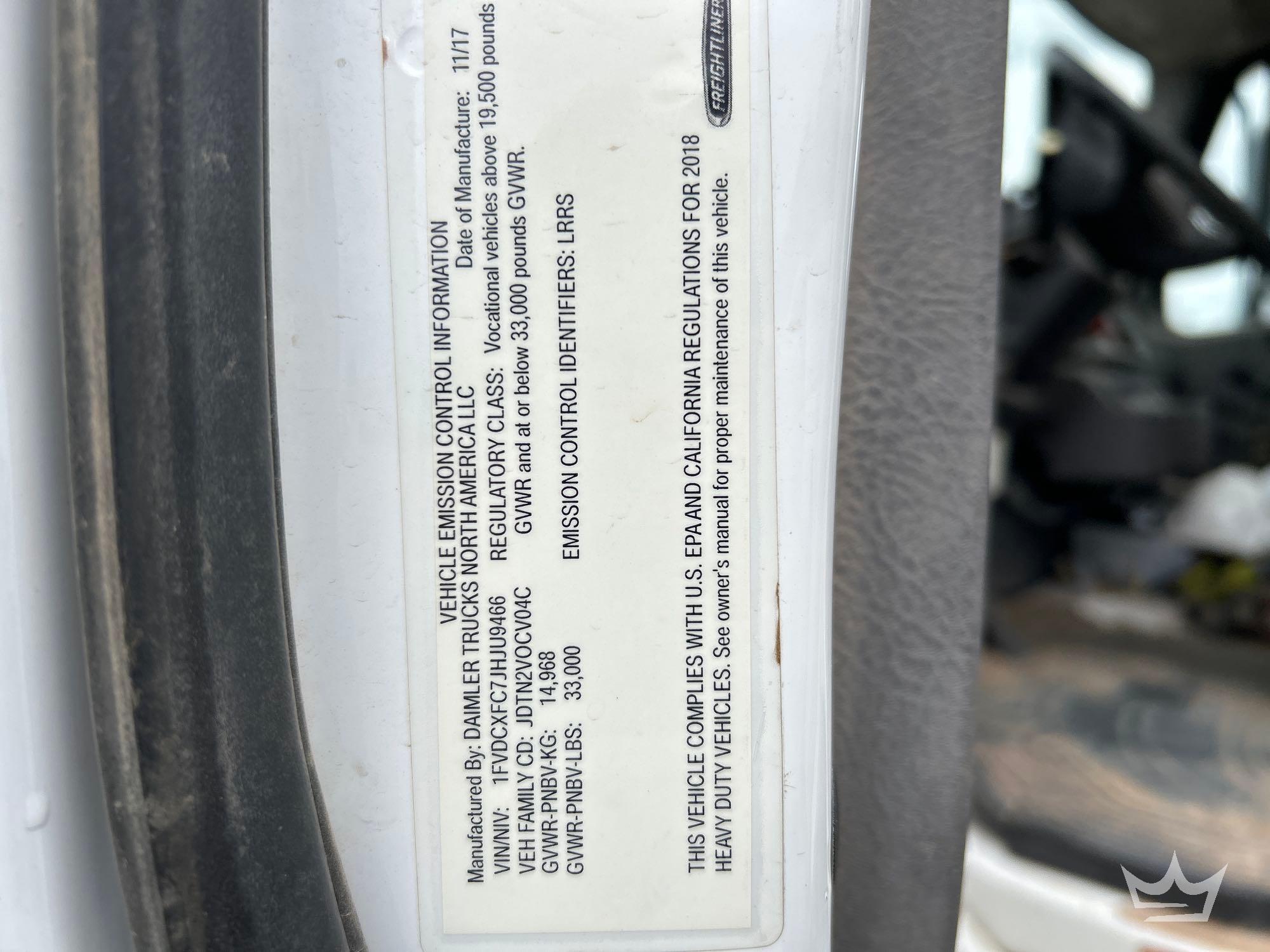 2018 Freightliner M2 106