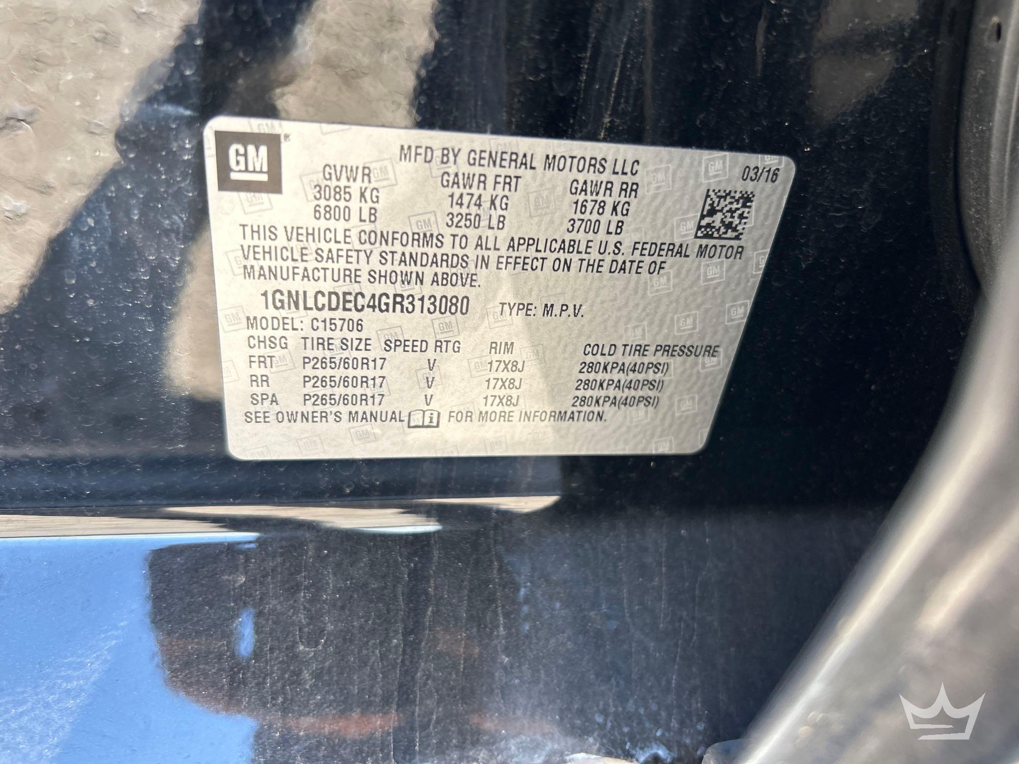 2016 Chevrolet Tahoe