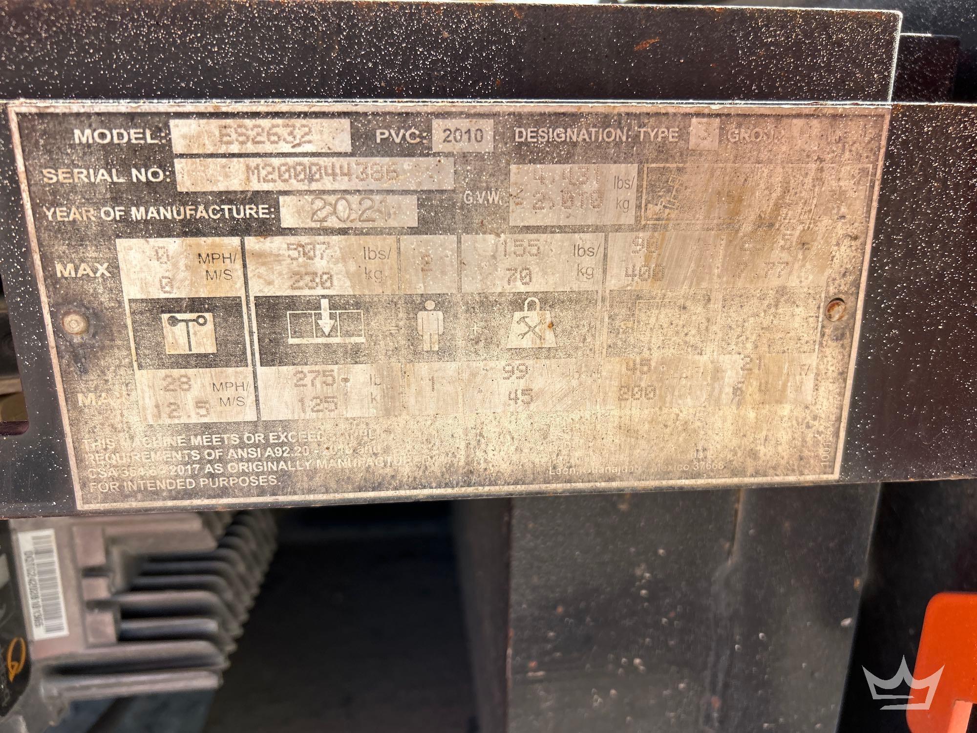 2021 JLG 2632