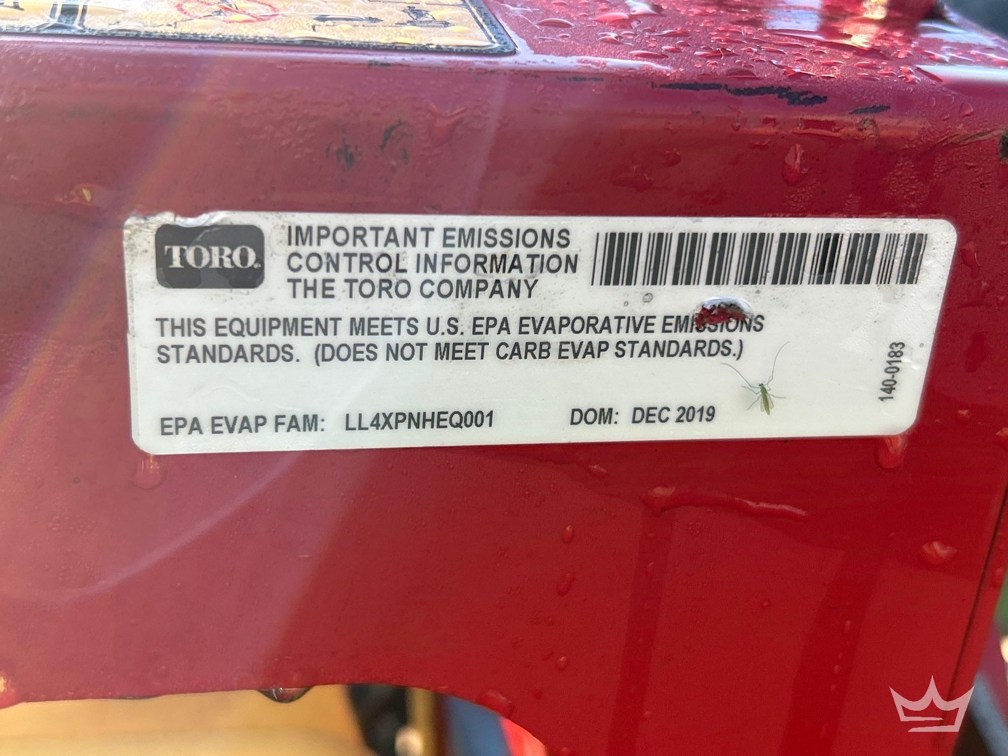 2019 Toro Grandstand
