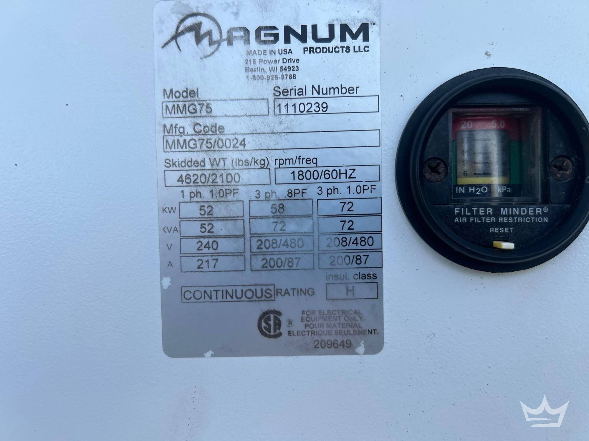 2011 Magnum MMG75