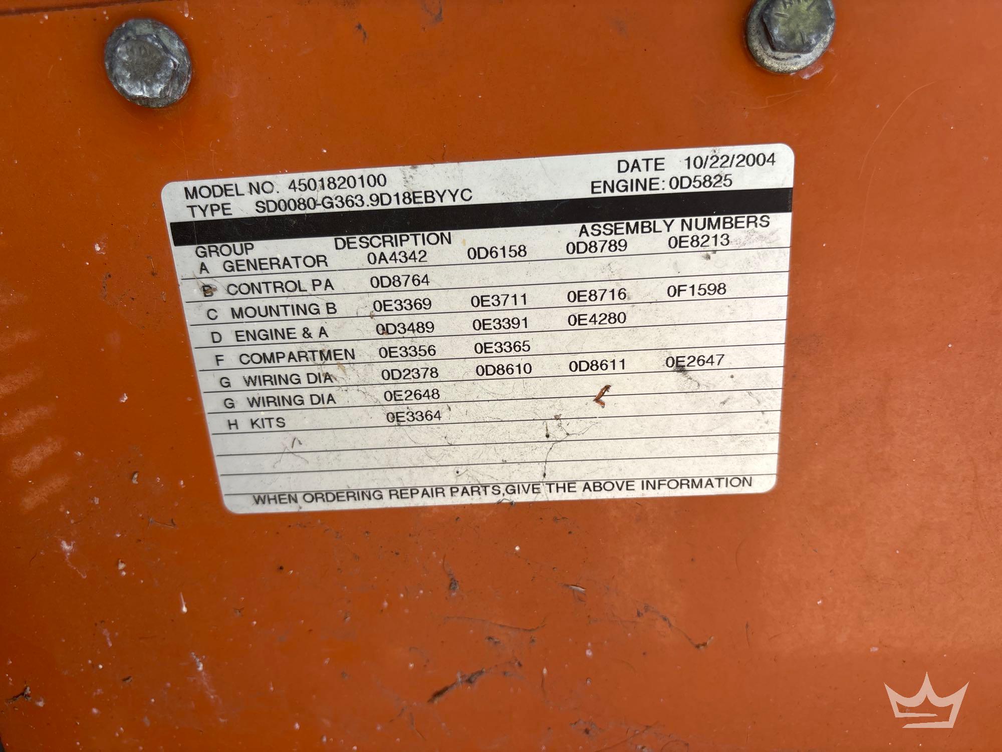 2004 Generac SD008