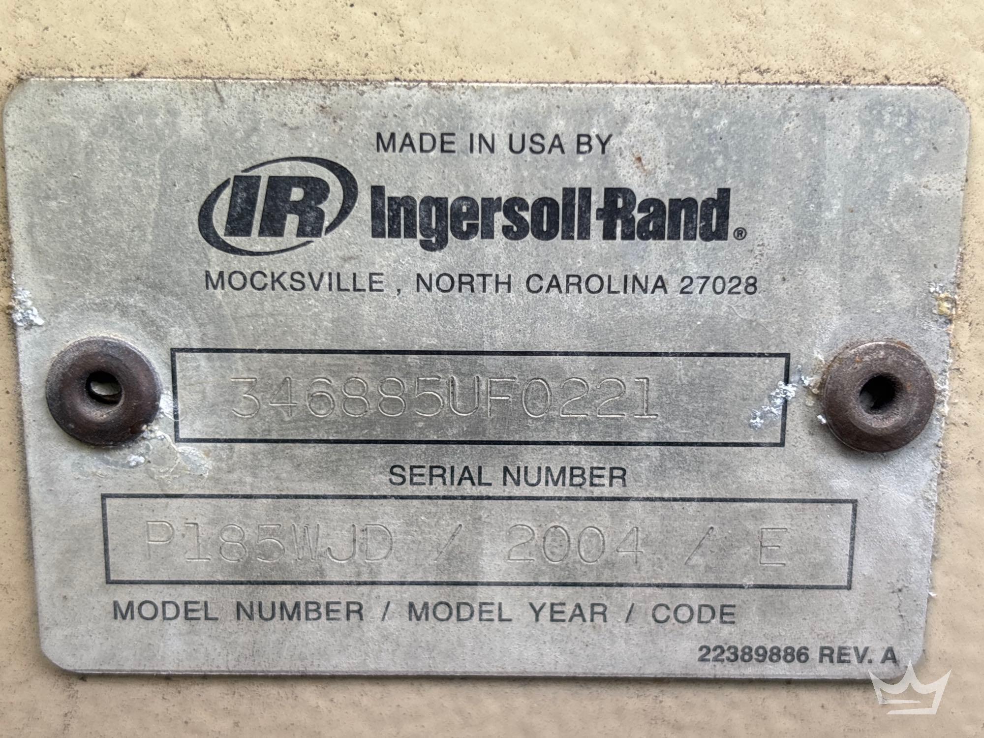 2004 Ingersoll Rand P185WJD