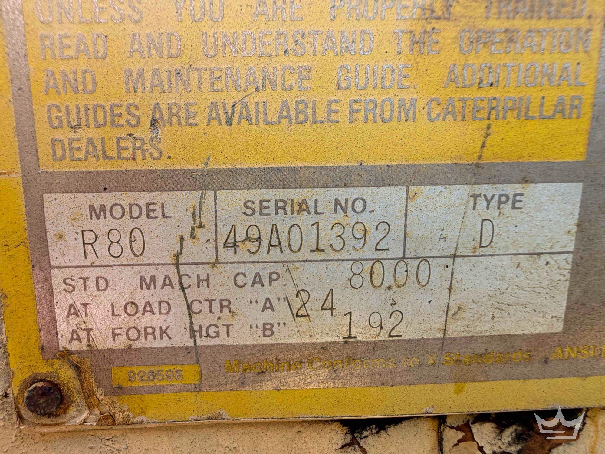 1989 Caterpillar R80