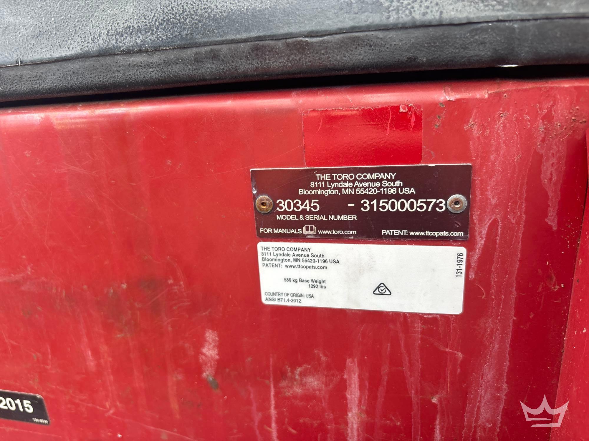 2015 Toro 3280D