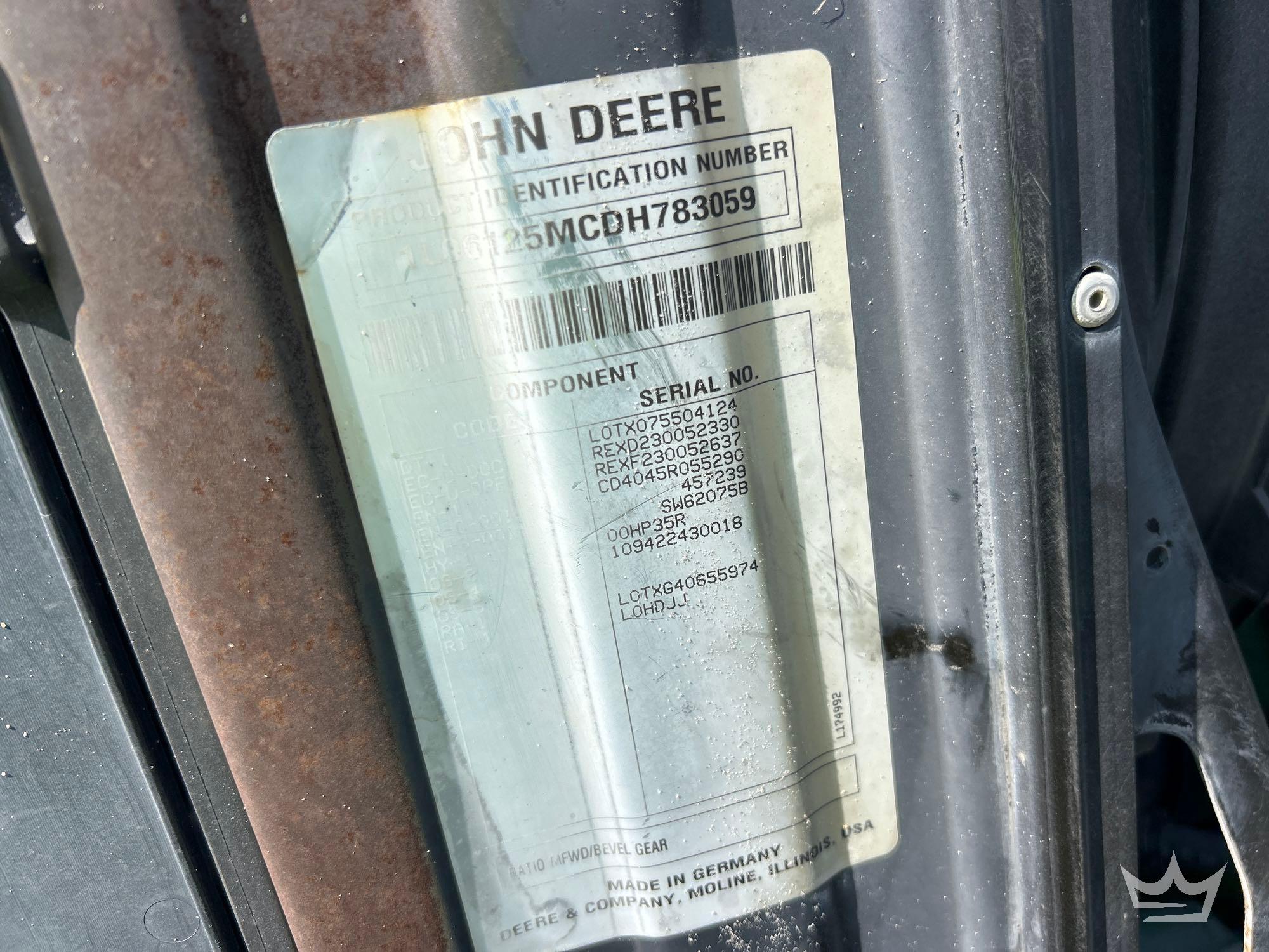 2013 John Deere 6125M