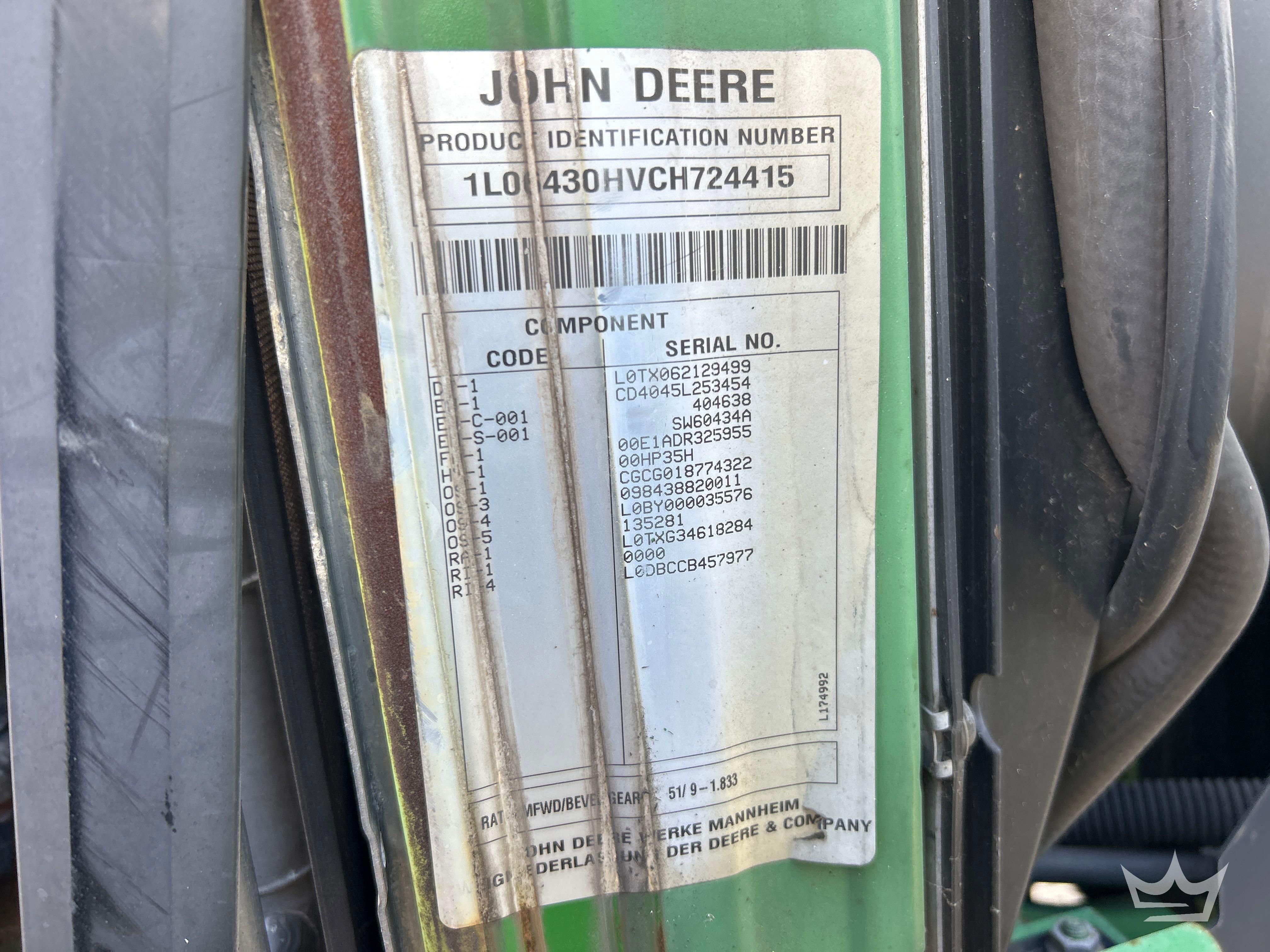 John Deere 6430
