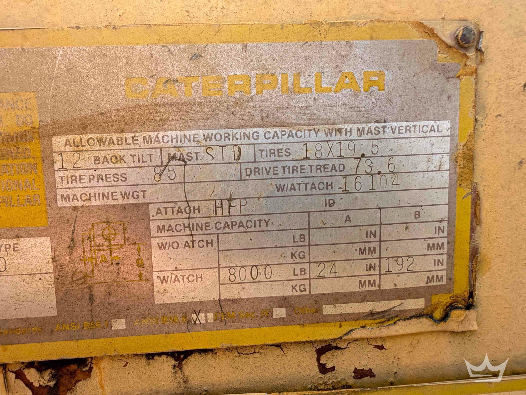 1989 Caterpillar R80