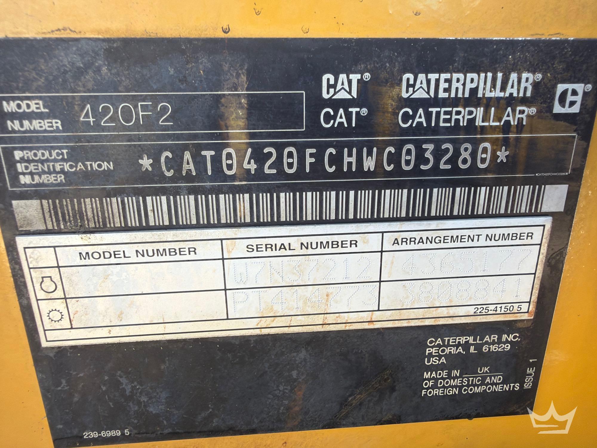 2018 Caterpillar 420F2