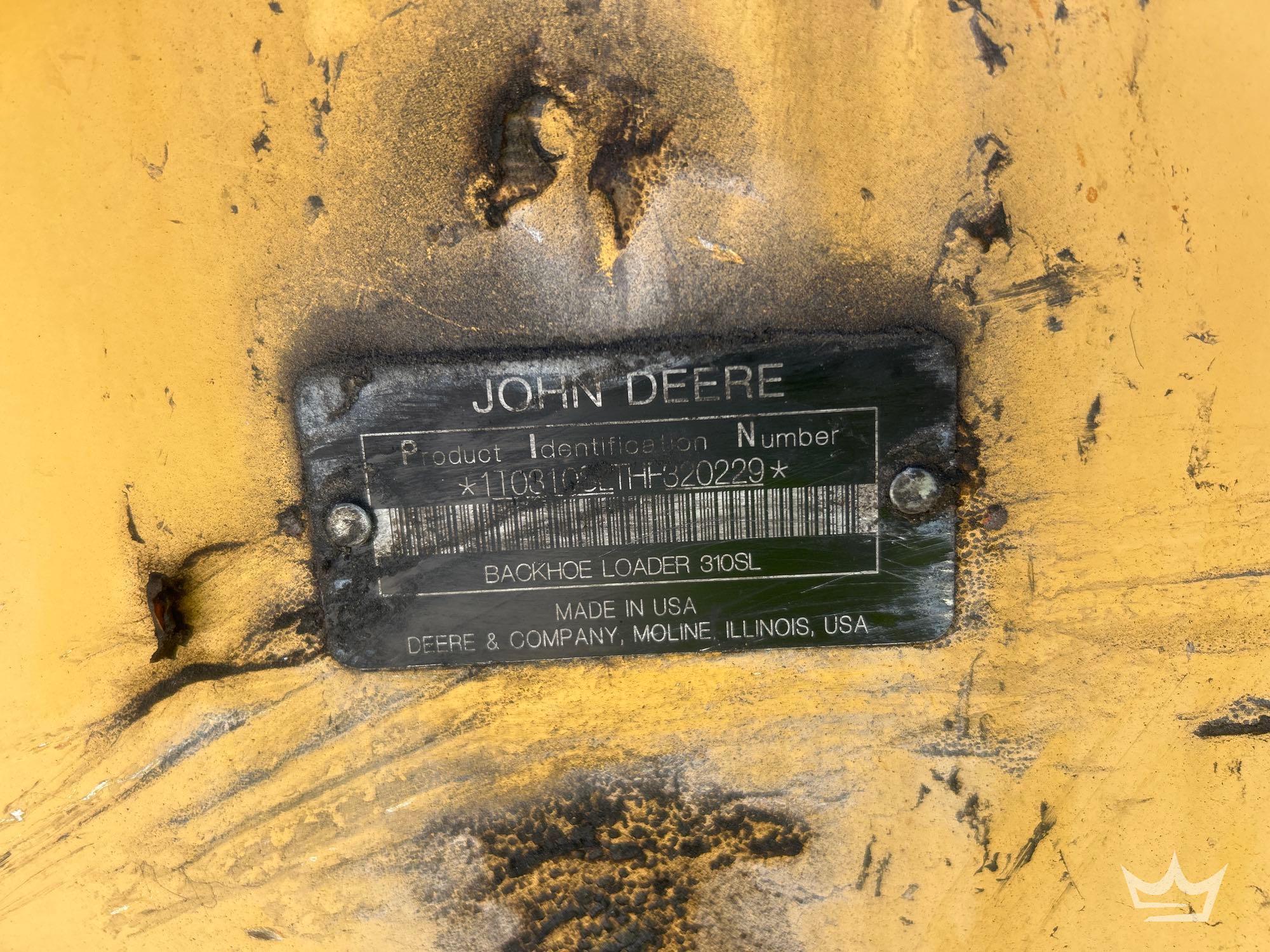 2017 John Deere 310