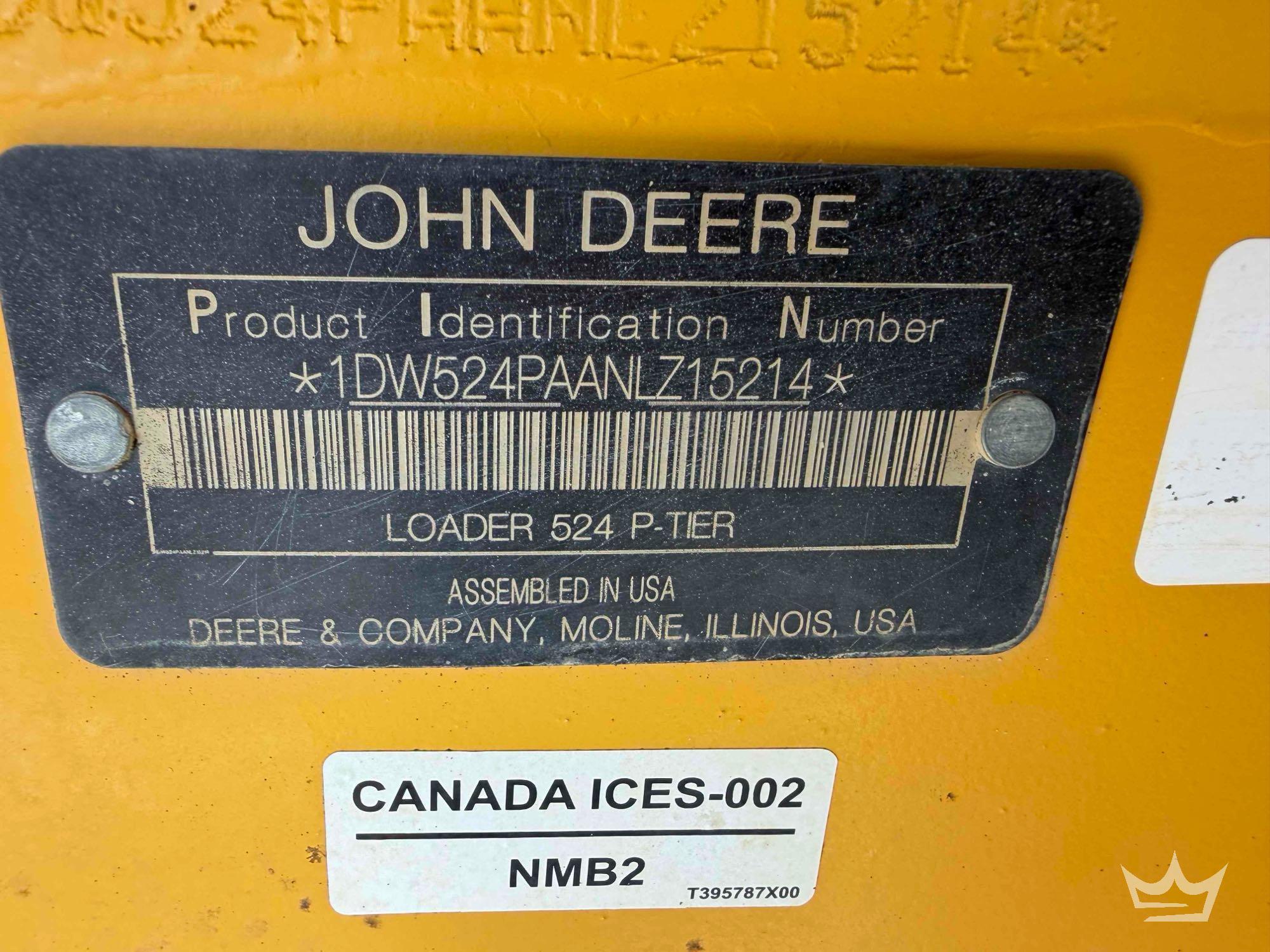 2022 John Deere 524