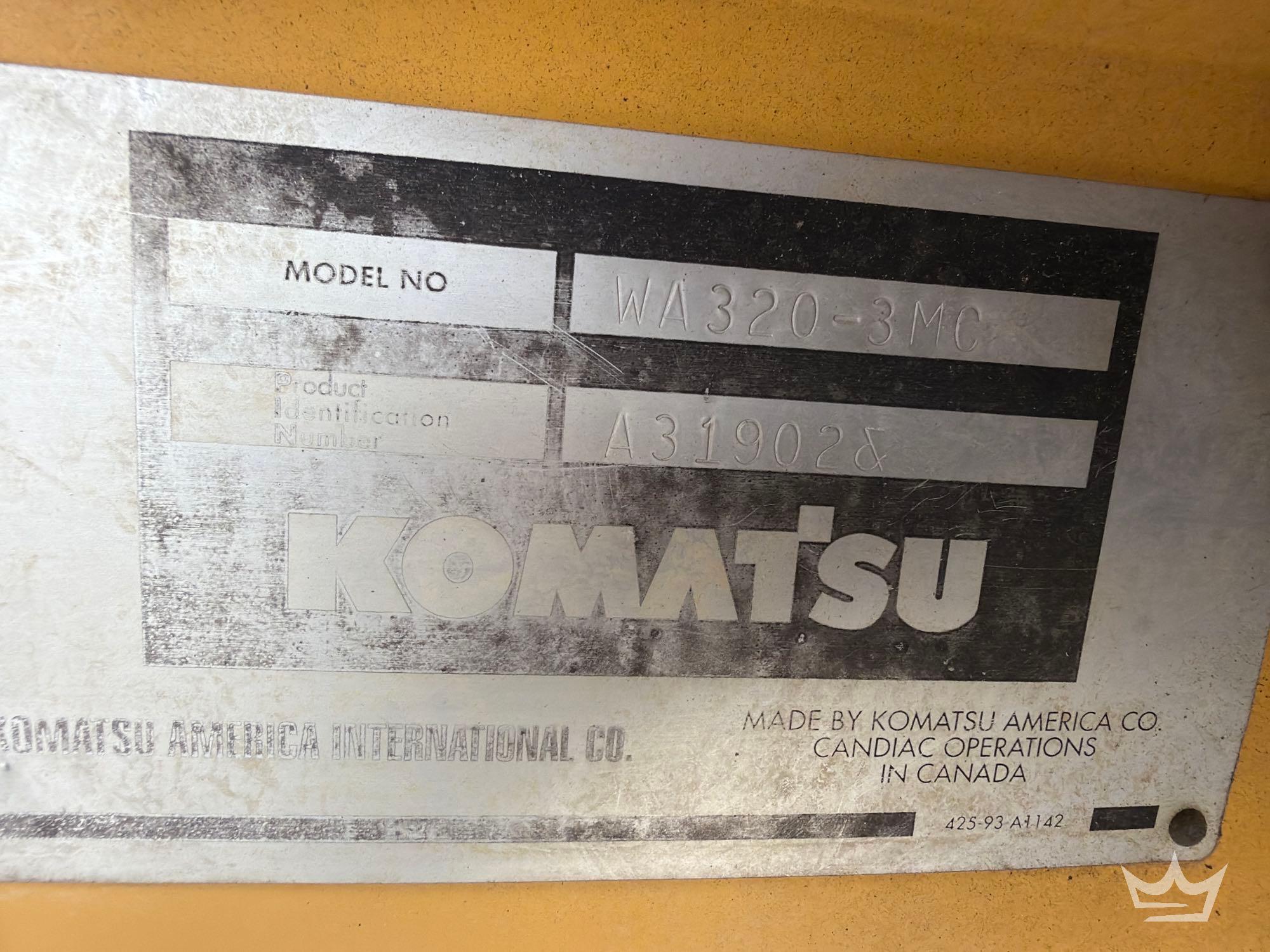 2013 Komatsu WA320