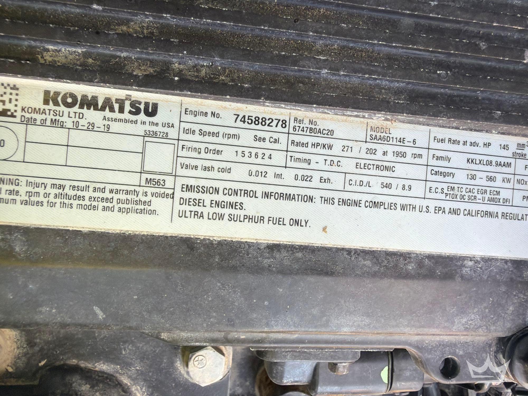2020 Komatsu PC360LC