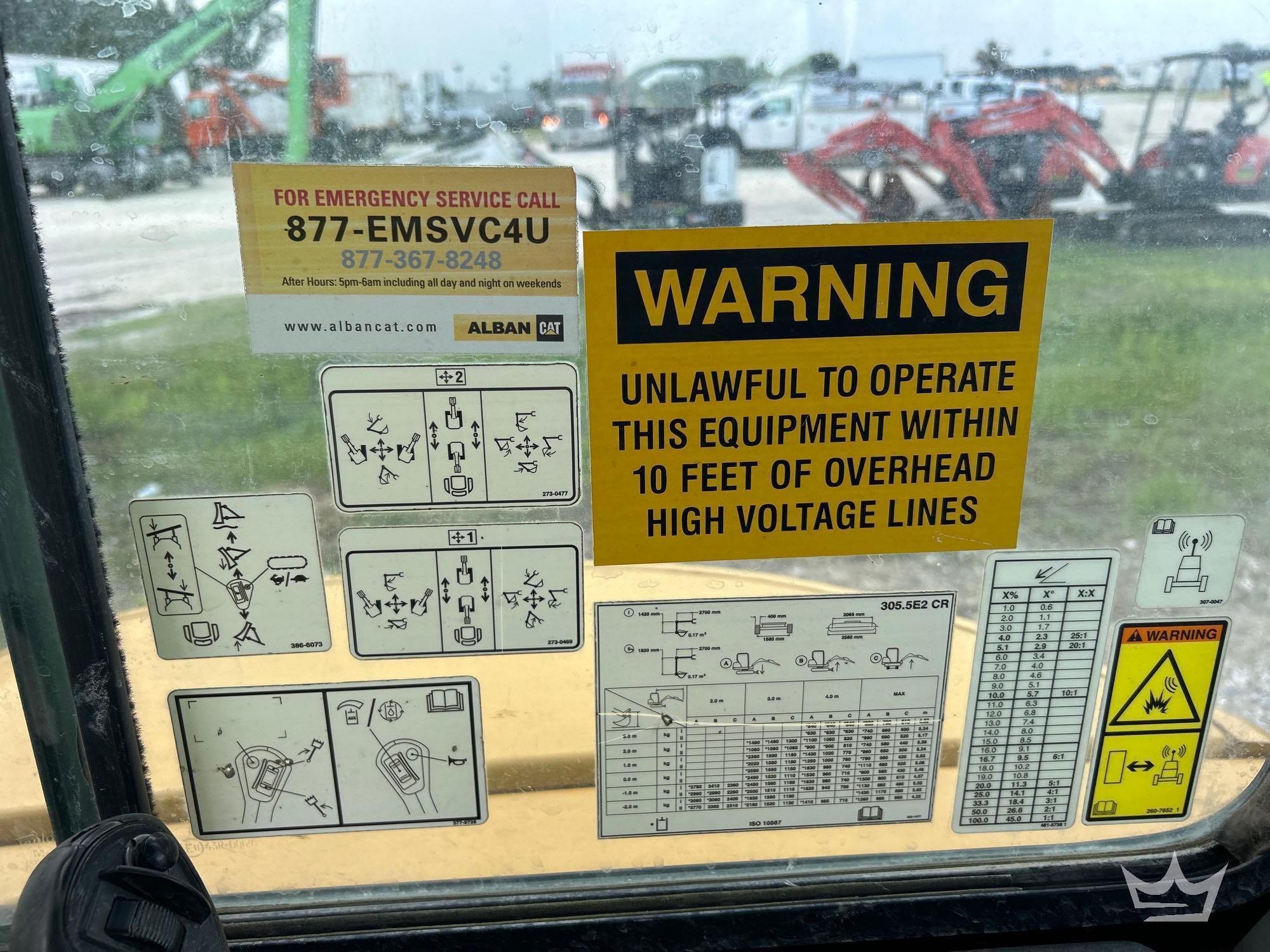 2018 Caterpillar 305.5E2CR