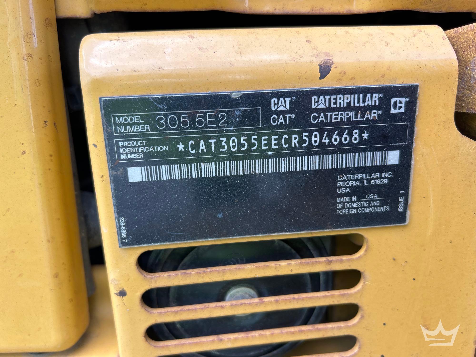 2018 Caterpillar 305.5E2CR