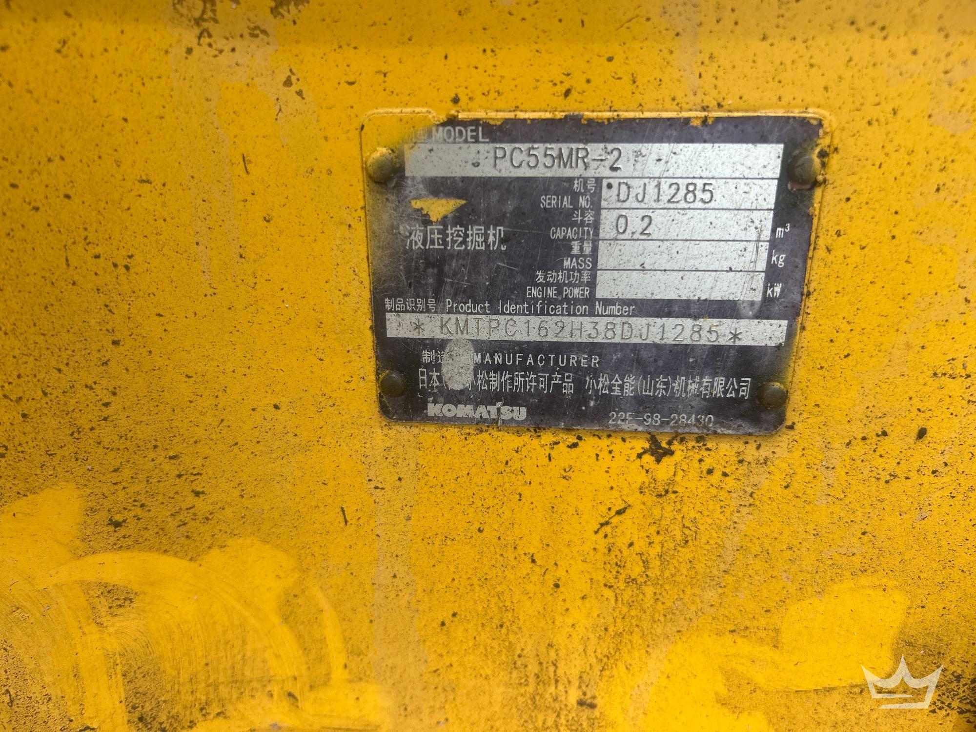 2013 Komatsu PC55MR