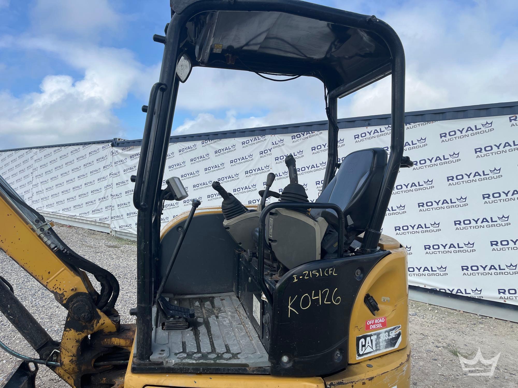 2016 Caterpillar 303.5E2CR