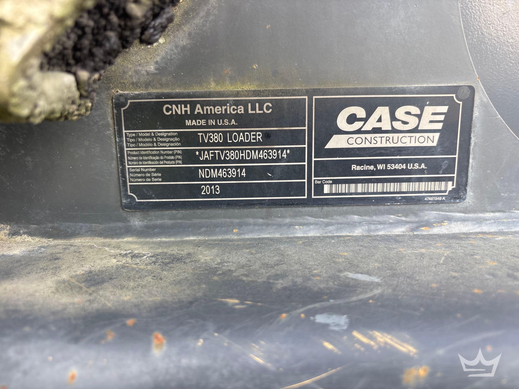 2013 Case TV380