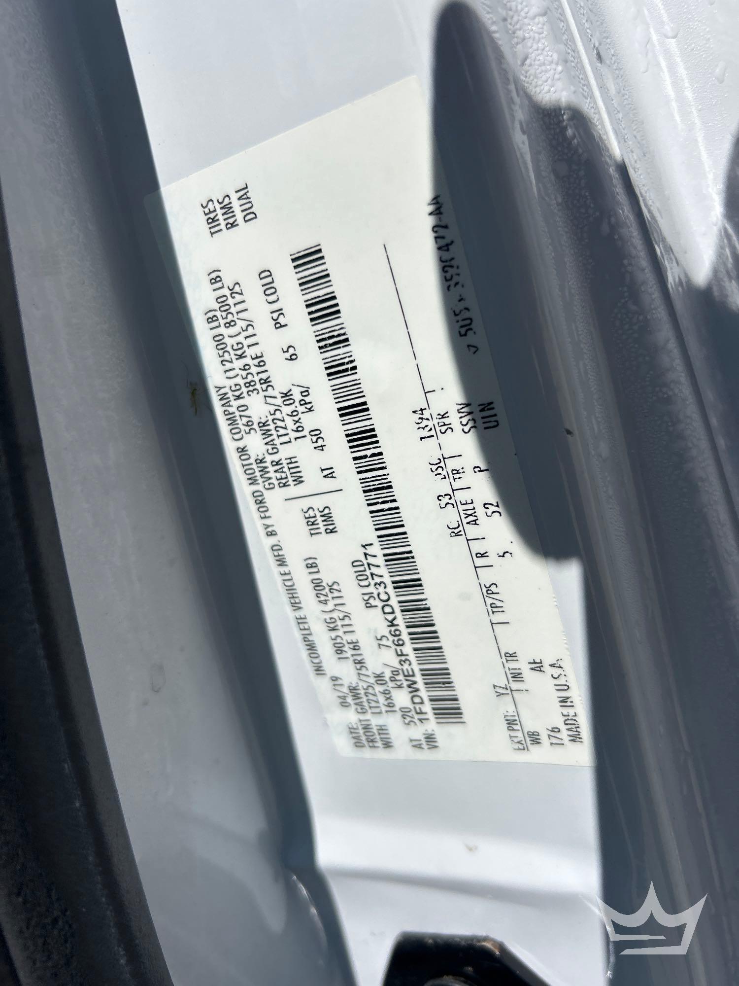 2019 Ford E350