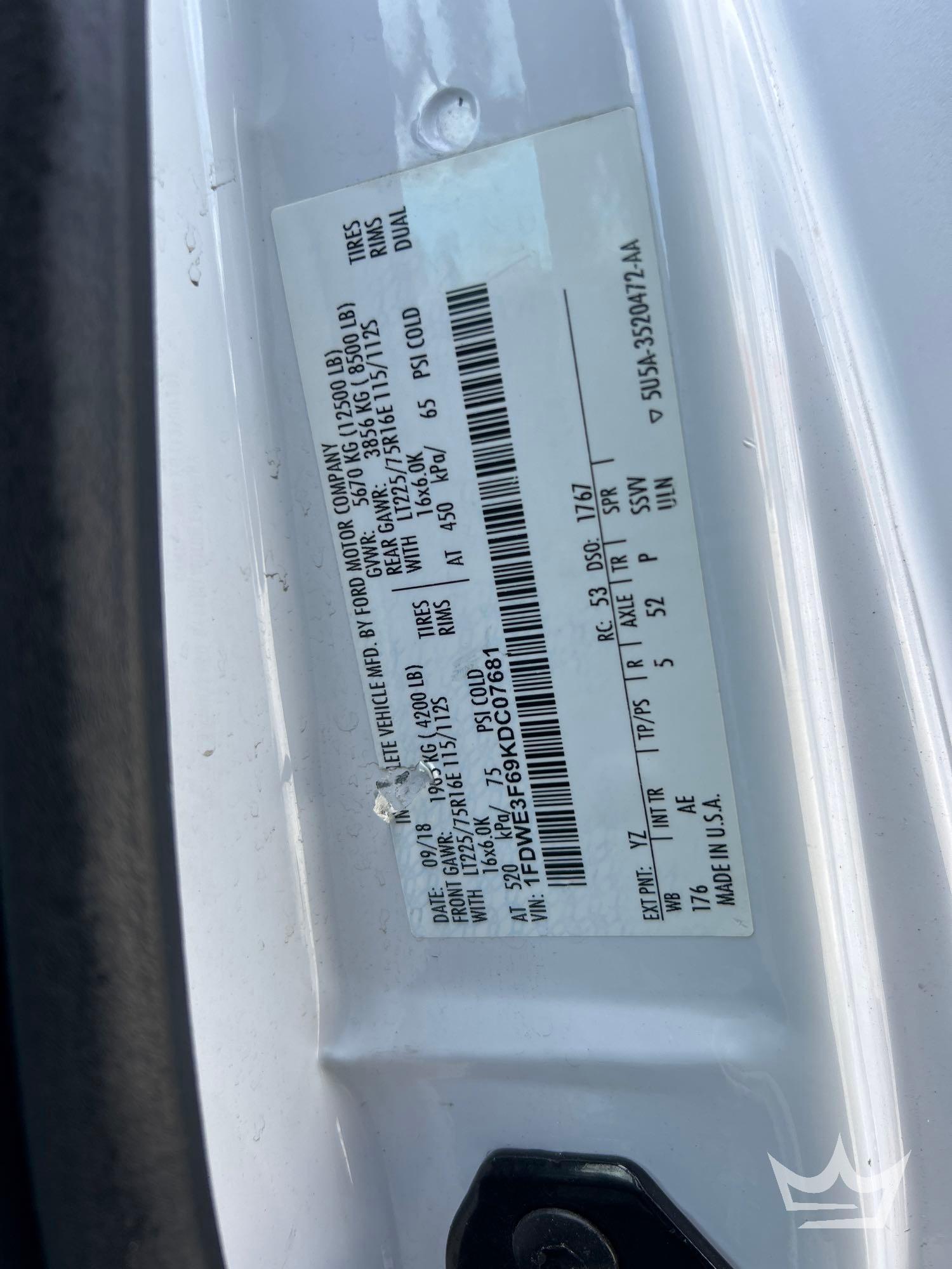 2019 Ford E350
